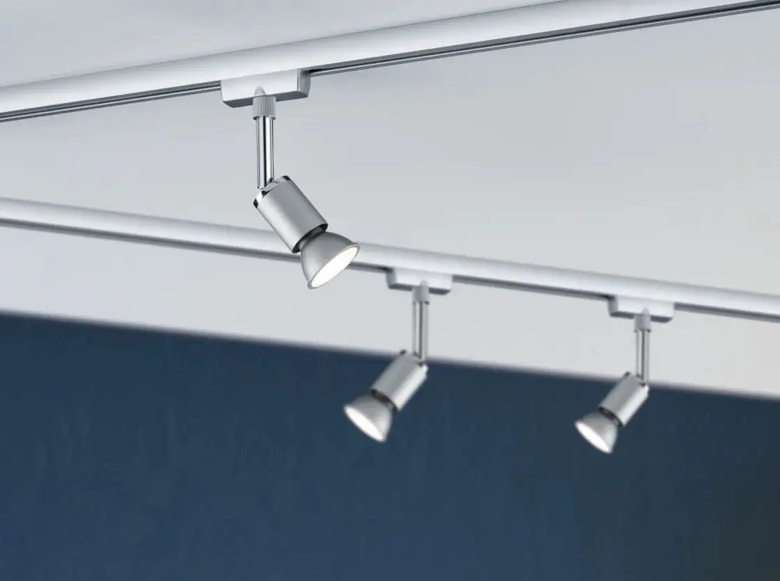 Paulmann URail Schienenspot Pure ll chrom-matt 11 cm GU10 10 W dimmbar Paulmann URail Schienenspot Pure ll chrom-matt 11 cm GU10 10 W dimmbar