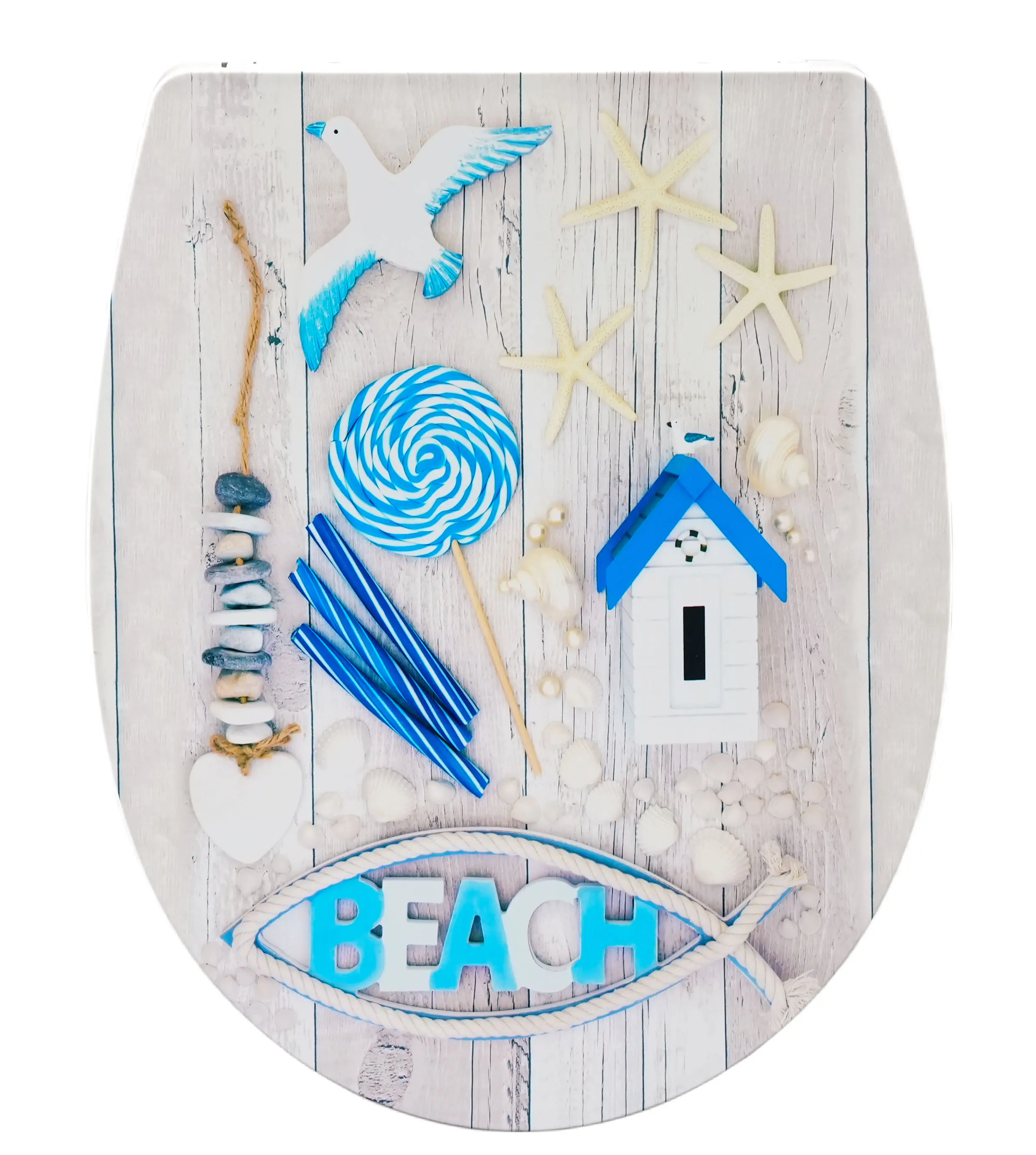 Primaster WC-Sitz mit Absenkautomatik Mediterran