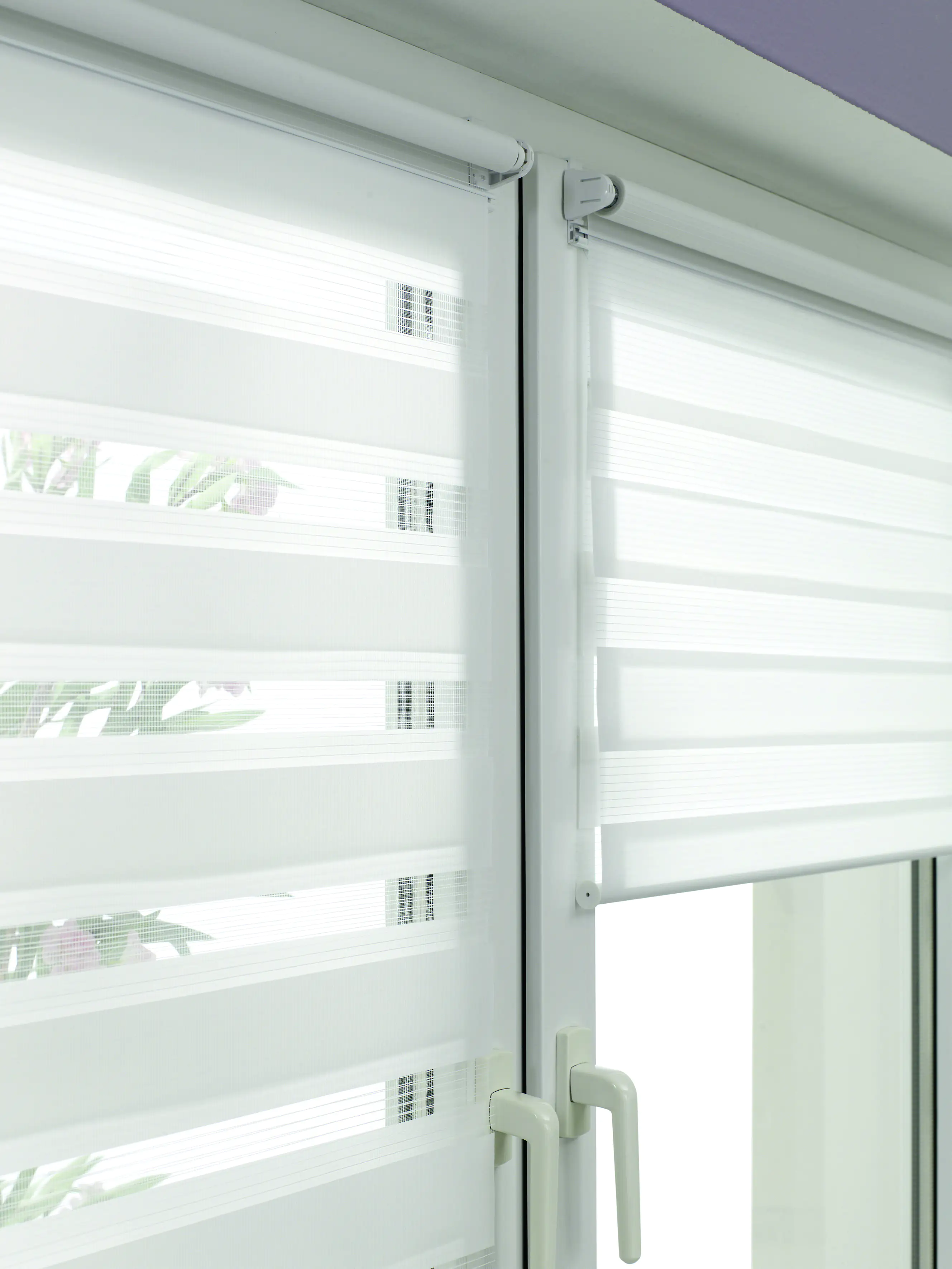 Gardinia EasyFix Doppelrollo weiß 90 x 220 cm Gardinia EasyFix Doppelrollo weiß 90 x 220 cm