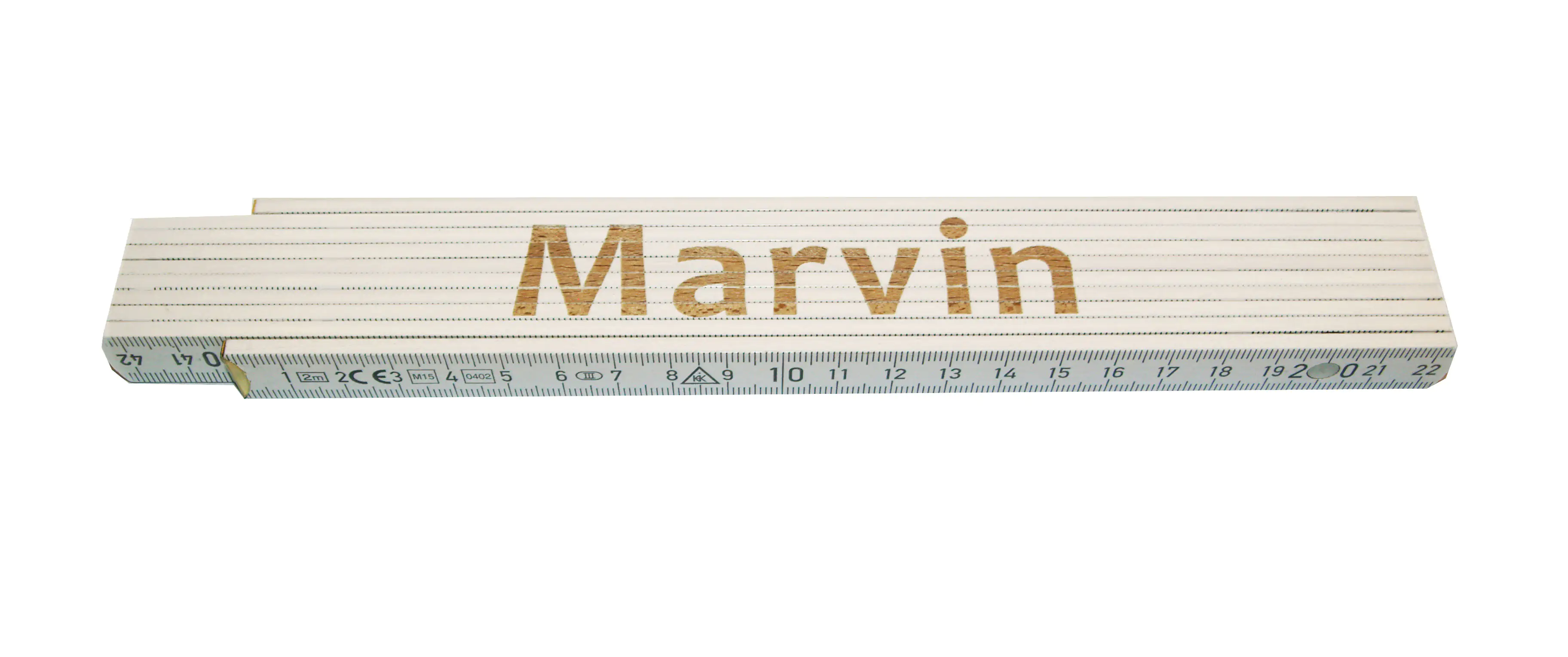 Zollstock Marvin 2 m weiß
