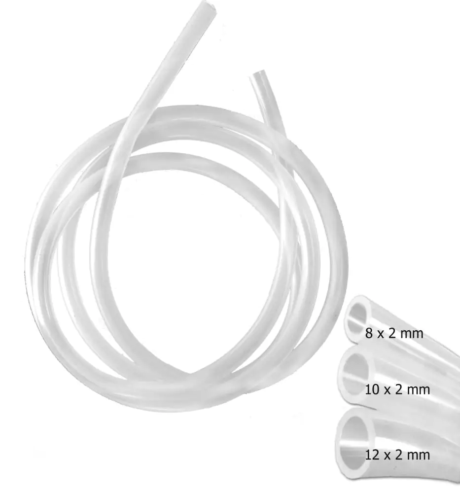 Silikonschlauch 10 x 2 mm, 1 m