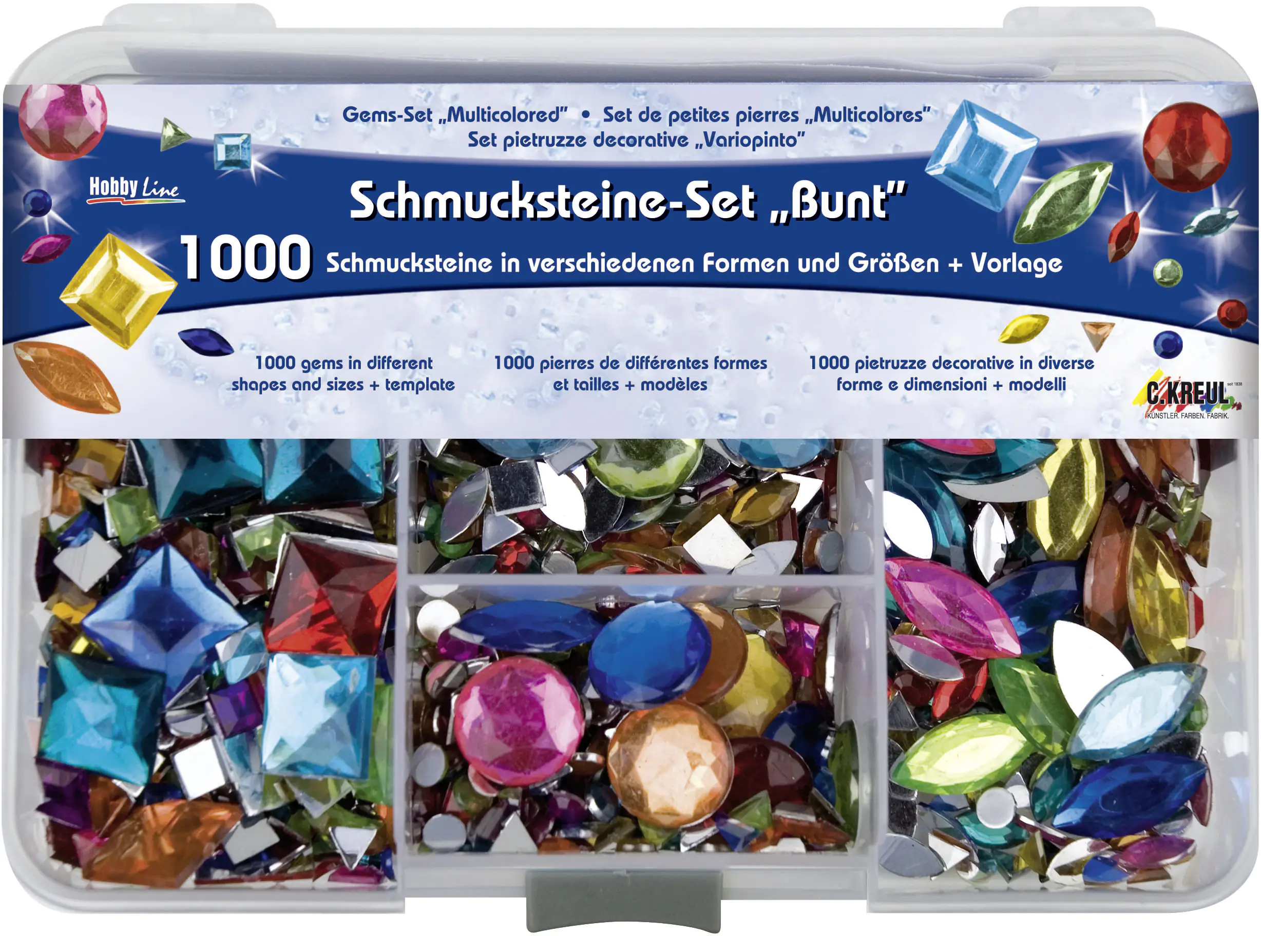 Kreul Schmucksteine Set Bunt