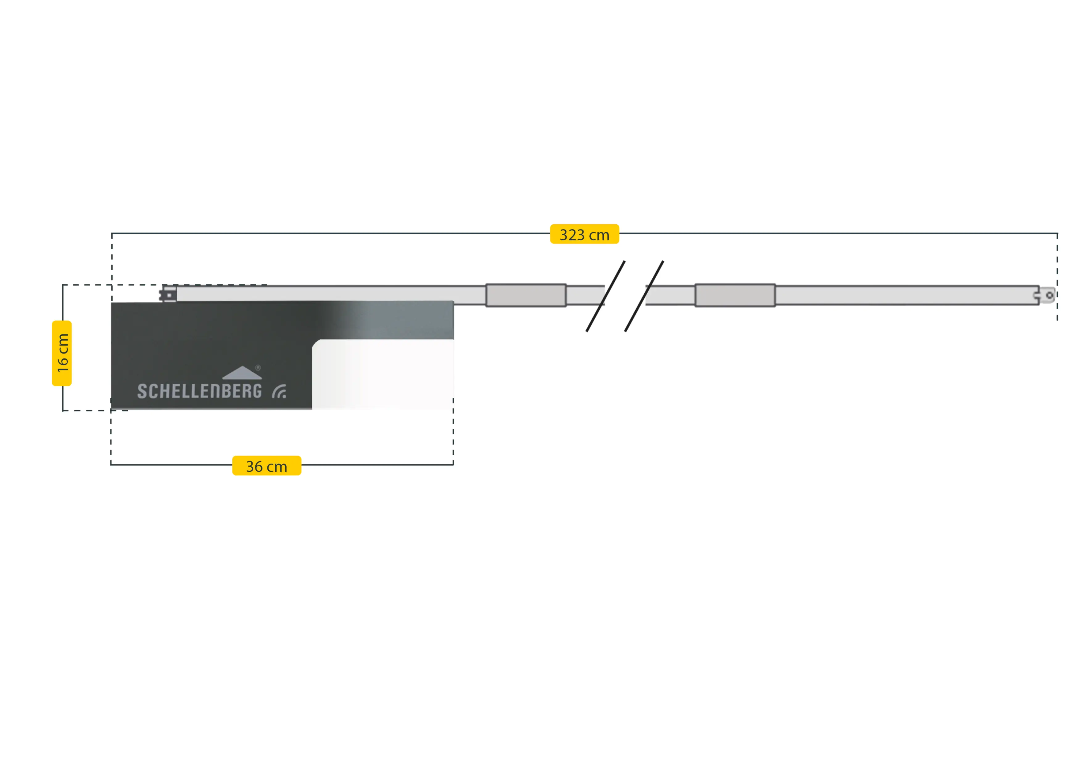 Schellenberg Garagentorantrieb-Set Smart Drive L Schellenberg Garagentorantrieb-Set Smart Drive L
