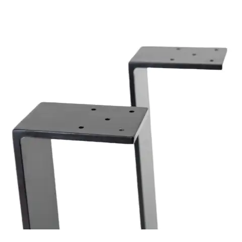 Primaster Tischgestell U-Form schwarz 71 x 70 cm