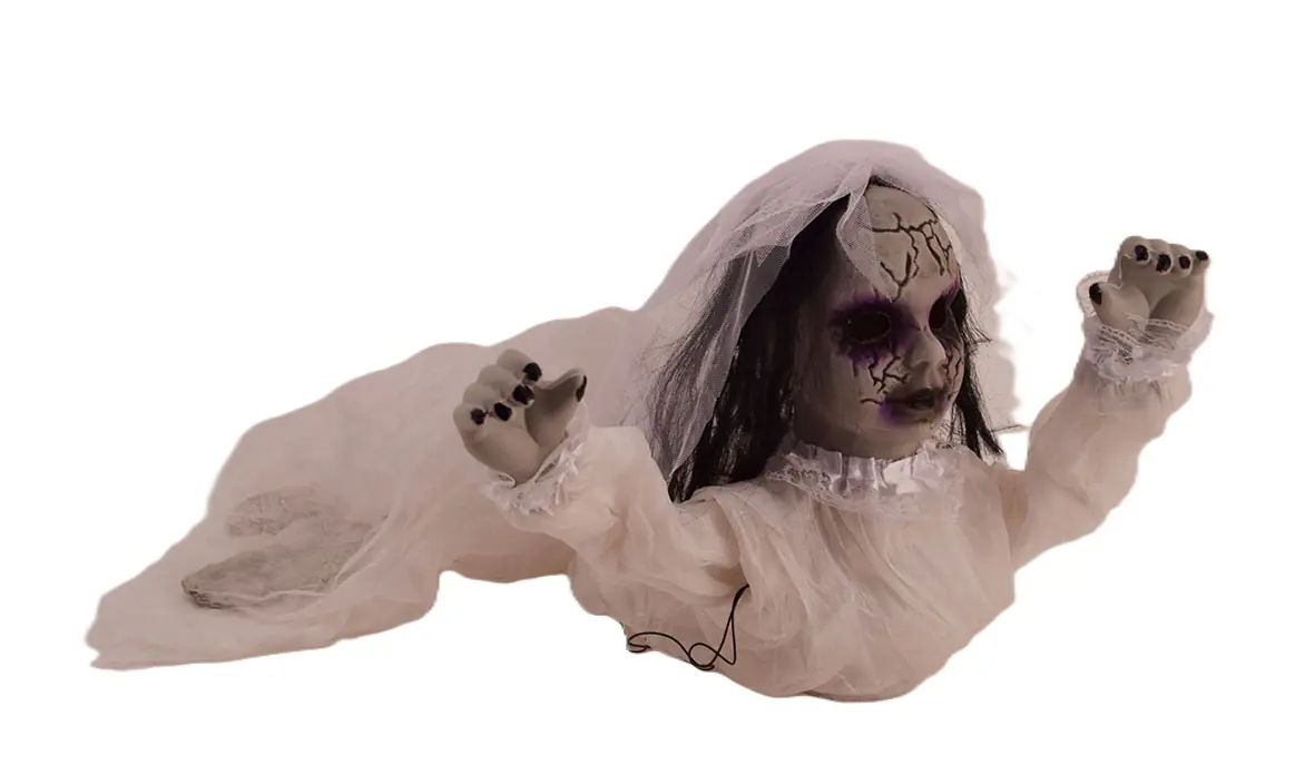 Lensing Zombie Mädchen mit Funktion 68 cm