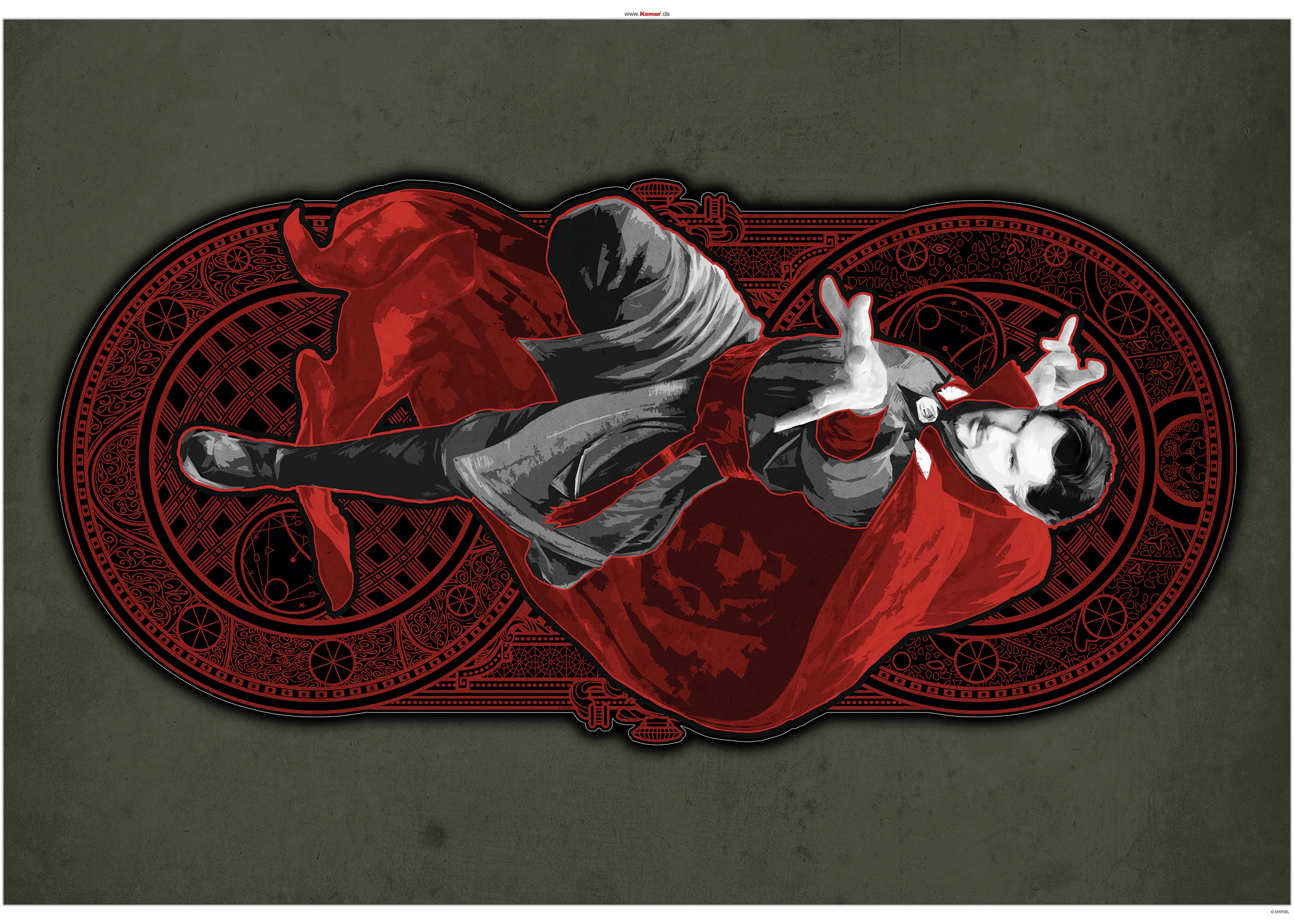 Komar Dekosticker Dr.Strange 2 Badge 100 x 70 cm  