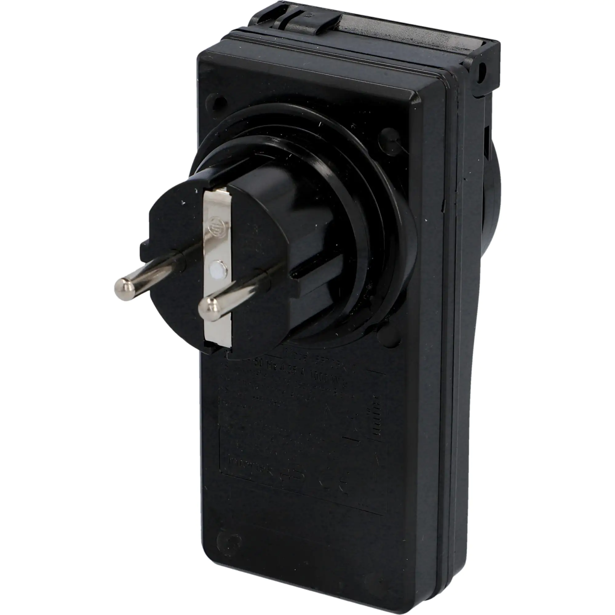 Funkfernschalter-Set Outdoor 2 Steckdosen + 1 Fernbedienung, schwarz