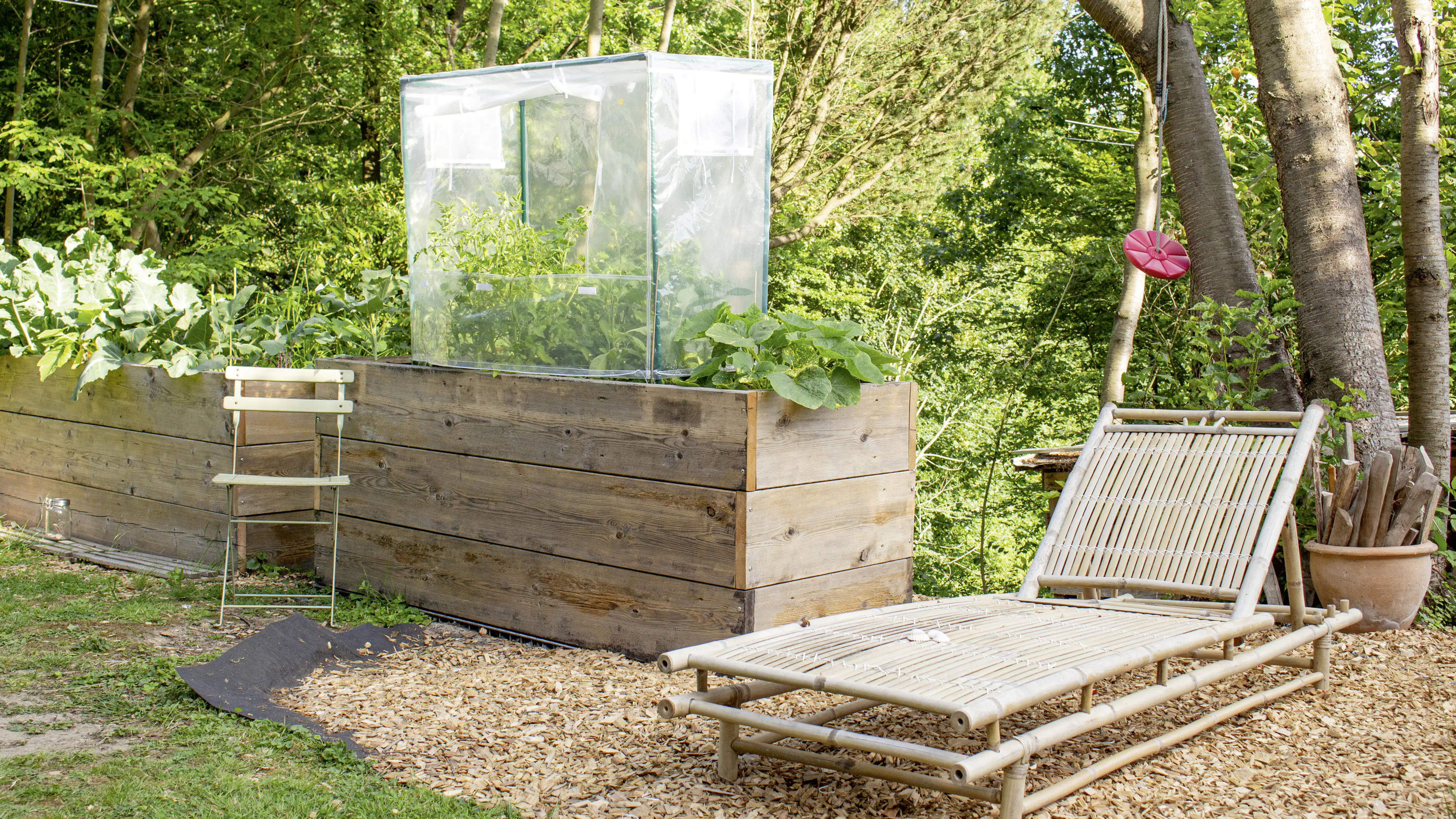 Pergart Hochbeetabdeckung eckig Größe S 88 x 55 x 105 cm