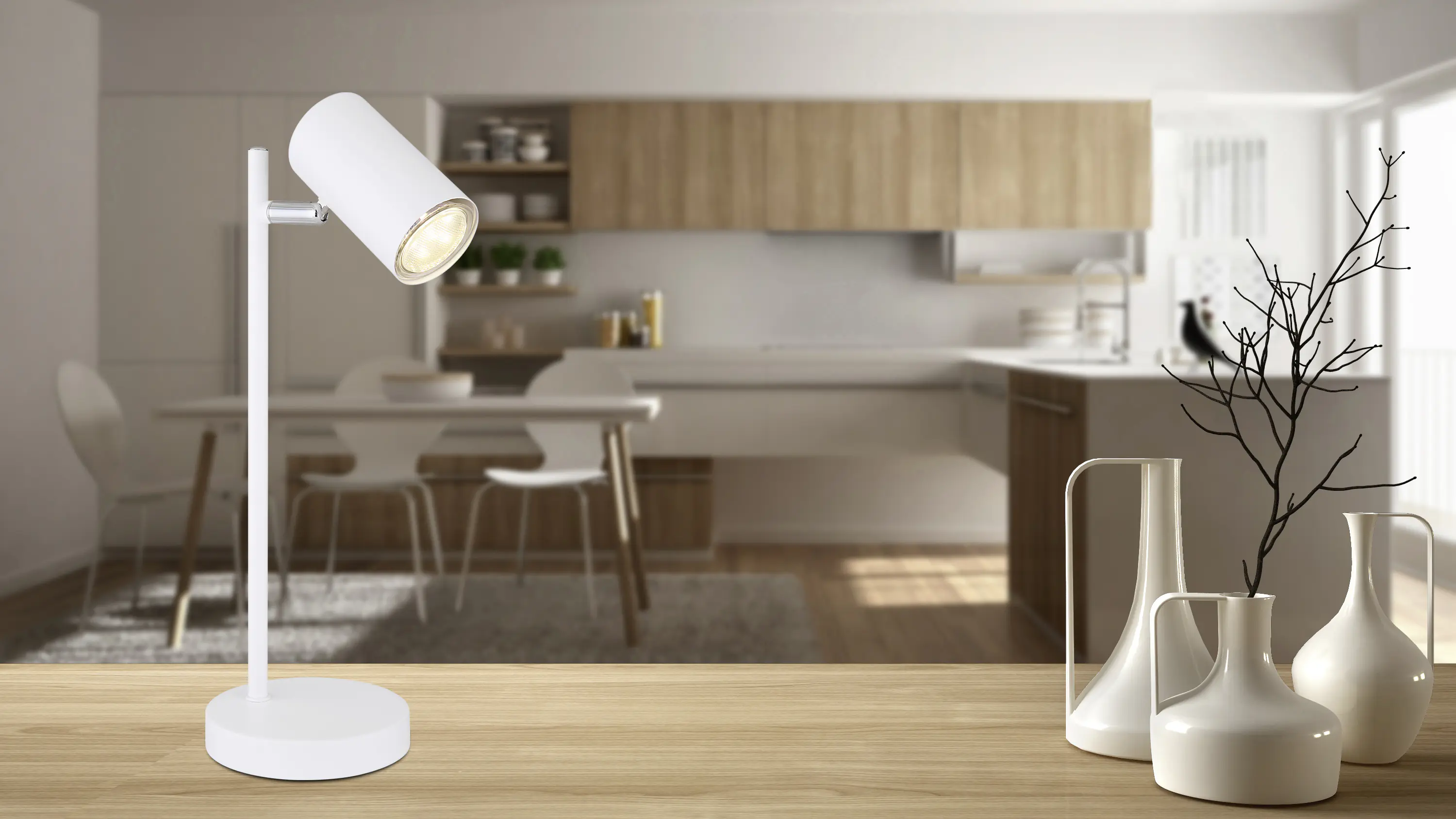 Globo Tischleuchte Robby 35 x 12 cm GU10, max. 5 W