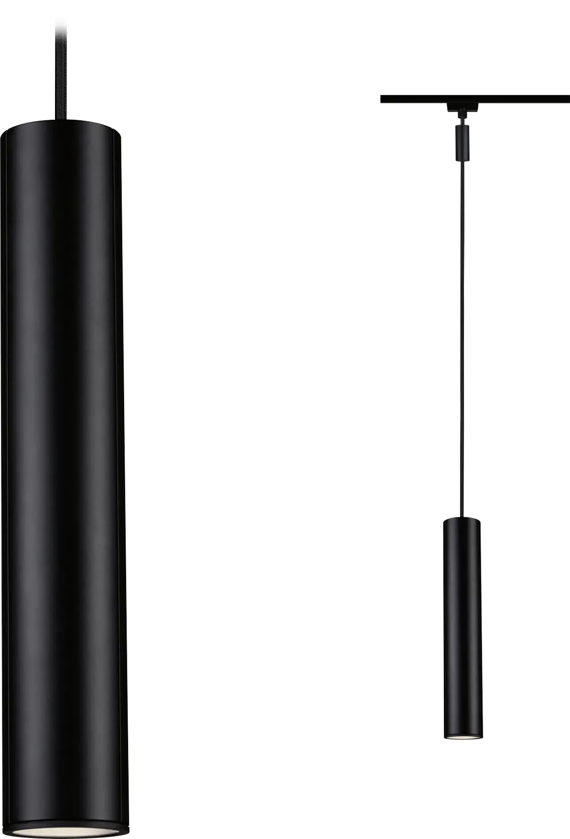 Paulmann URail Pendelleuchte Catalejo schwarz-matt 38,3 x 6,5 cm GU10 10 W