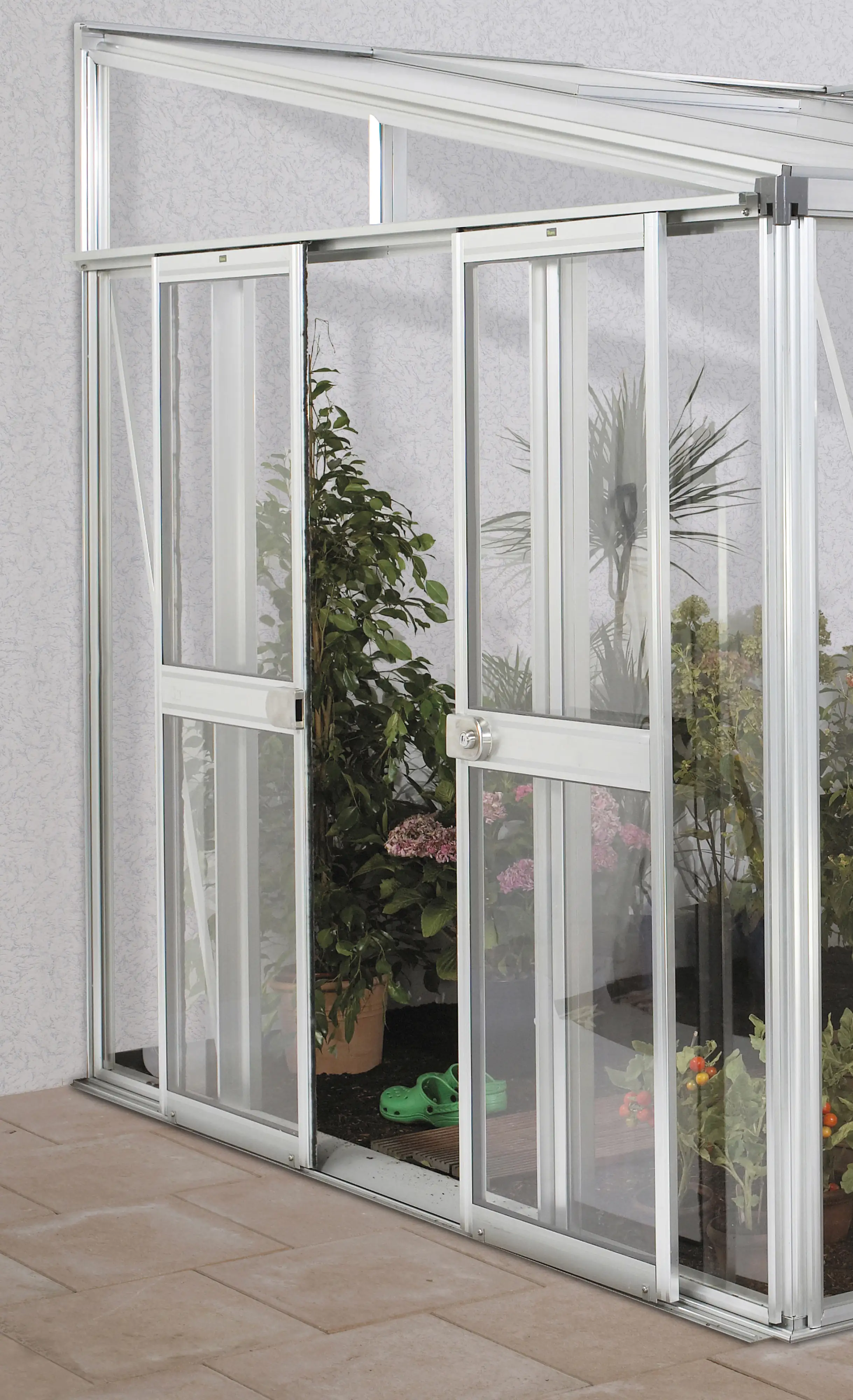 Vitavia Doppelschiebetürset Helena Athena 119 x 176 cm 3 mm Sicherheitsglas