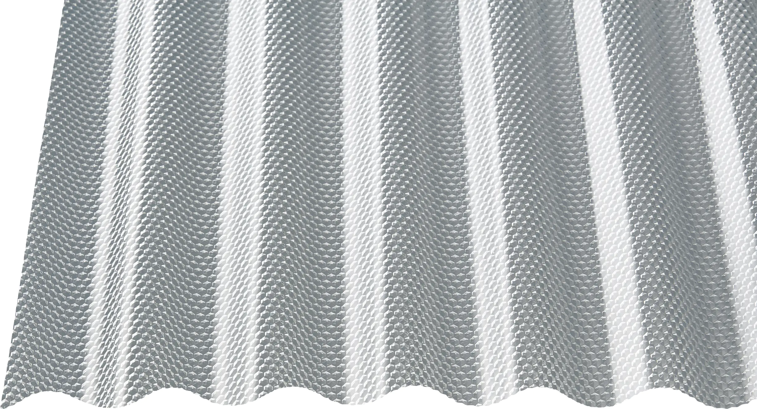Gutta Polycarbonat-Wellplatte Wabe Sinus 76/18 300 x 104,5 cm 2,6 mm klar Gutta Polycarbonat-Wellplatte Wabe Sinus 76/18 300 x 104,5 cm 2,6 mm klar