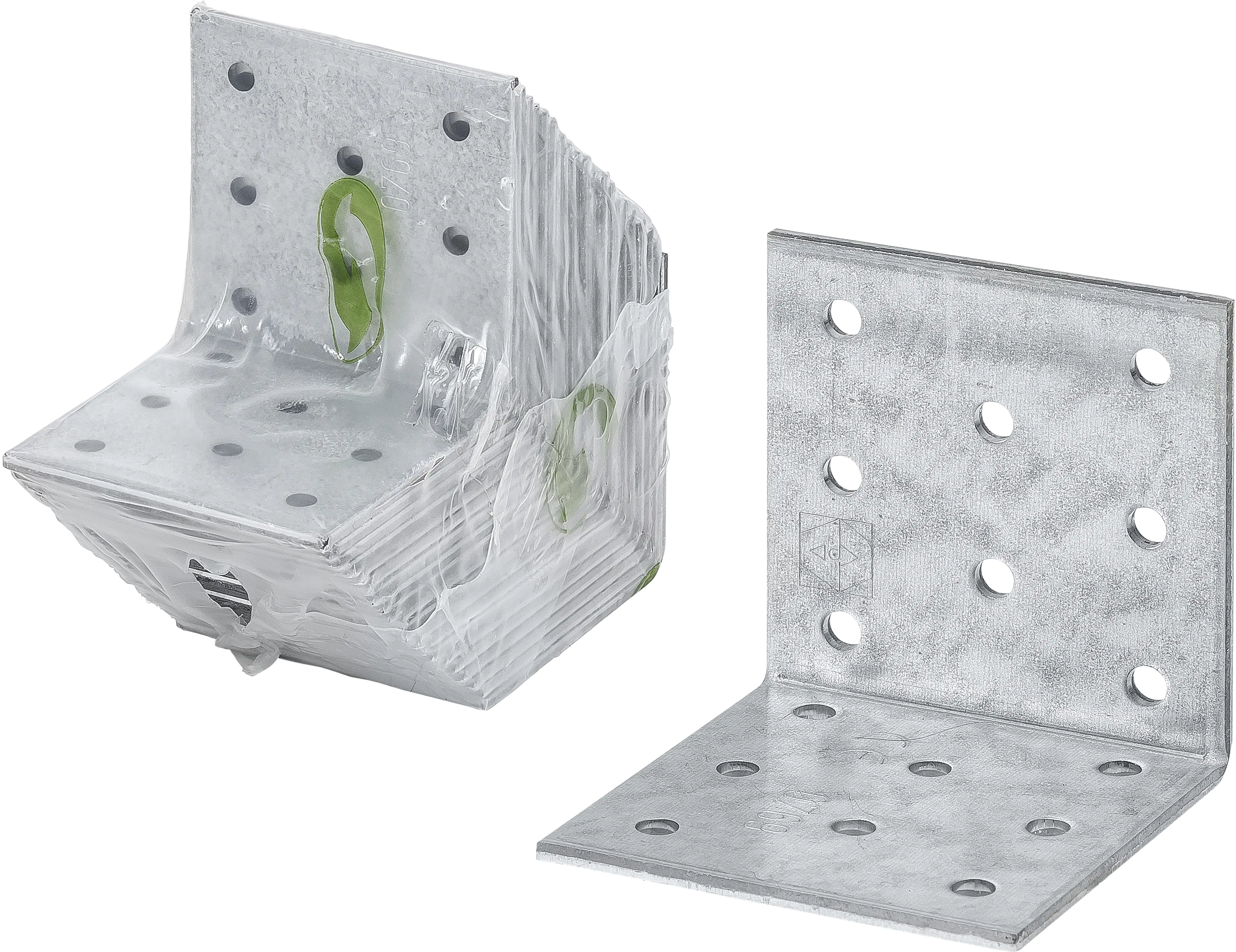 Vormann Lochplattenwinkel sendzimir verzinkt 80 x 80 x 80 mm