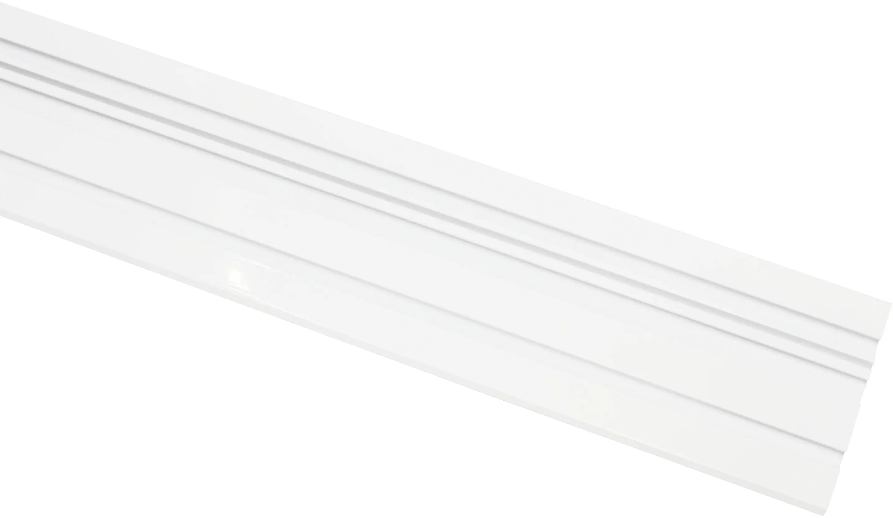 Gardinia Aluminium-Vorhangschiene 3-läufig, weiß, 200 cm