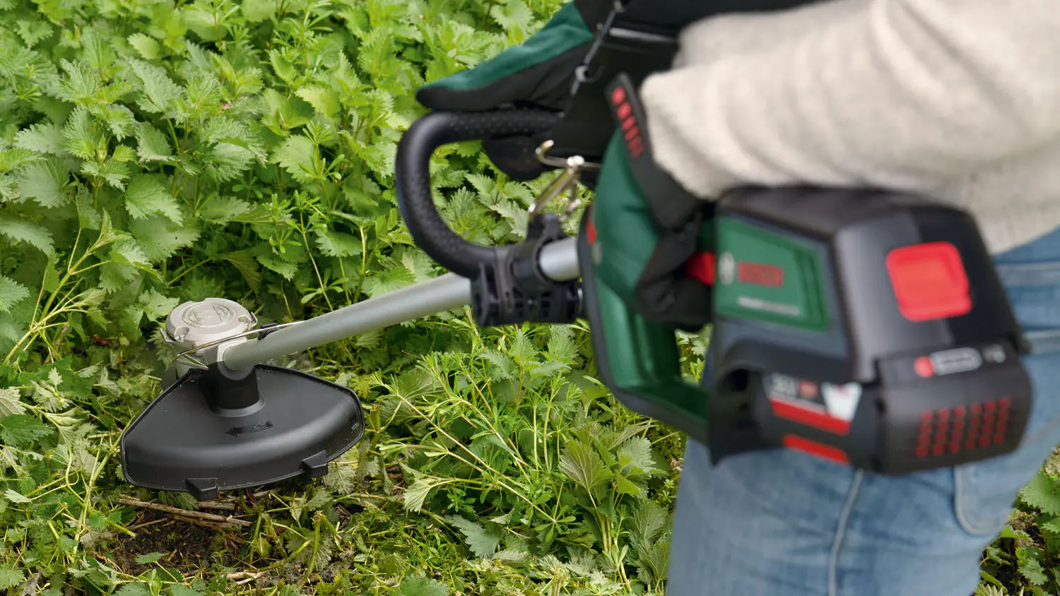 Bosch Akku-Rasentrimmer AdvancedBrushCut 36V-23 Solo 23 / 33 cm Schnittkreis