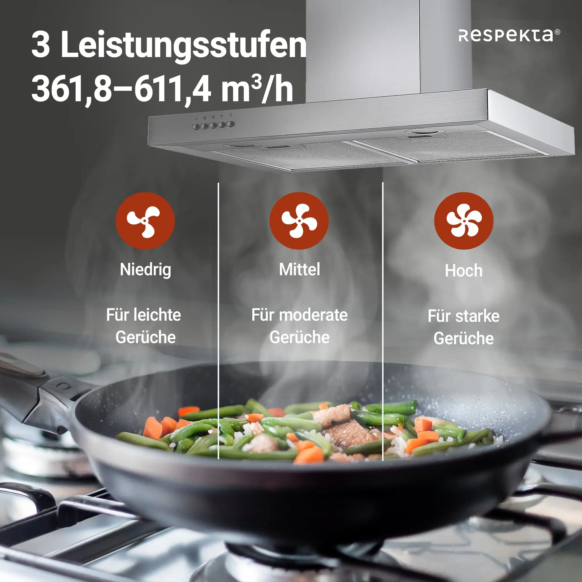 respekta Dunstabzugshaube Edelstahl 60 cm Typ / Modell: CH 22098 IXB 60 cm respekta Dunstabzugshaube Edelstahl 60 cm Typ / Modell: CH 22098 IXB 60 cm