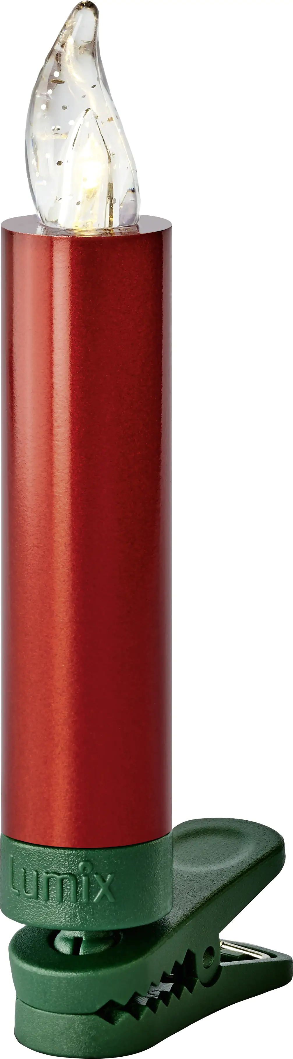 Krinner Lumix Superlight Mini Erweiterungsset, 6 LED Kerzen, rot