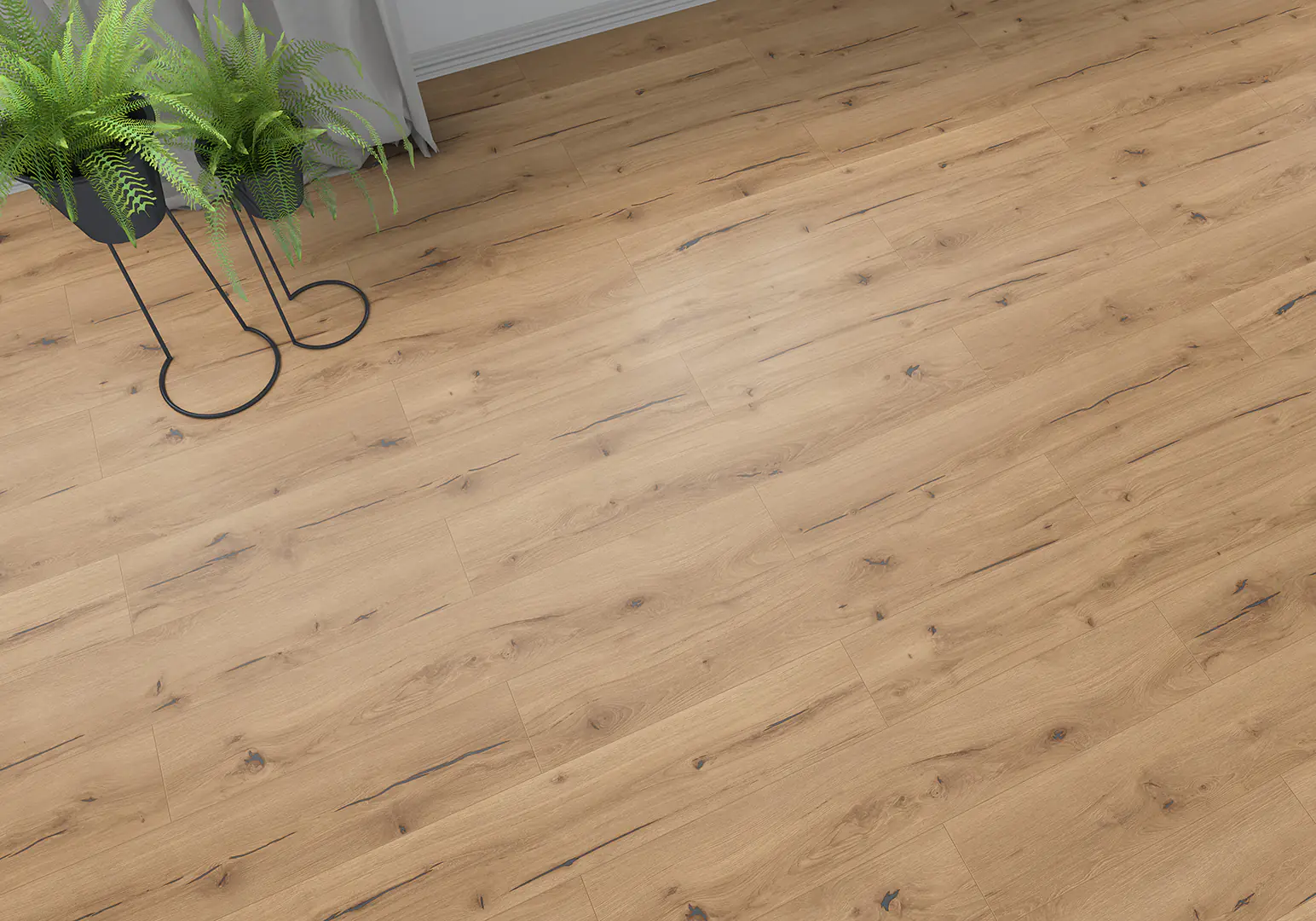 Classen Designboden HydroClick 128,5 x 19,2 cm 9 mm Vital Eiche 