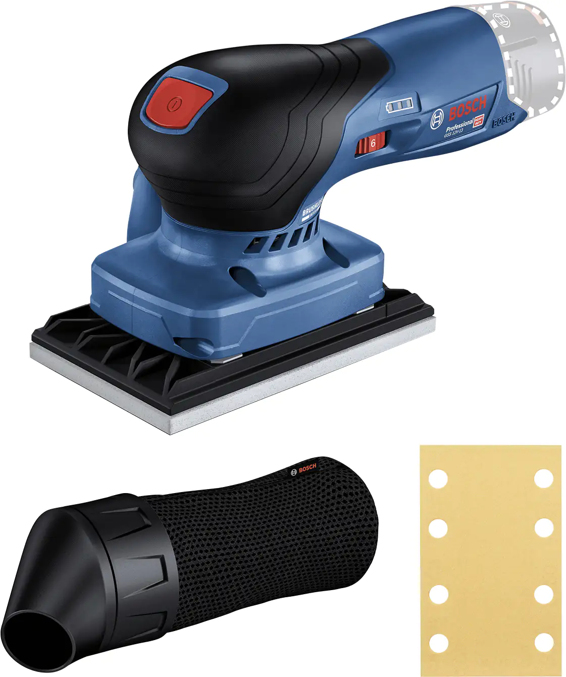 Bosch Professional Akku-Schwingschleifer GSS 12V-13 Solo