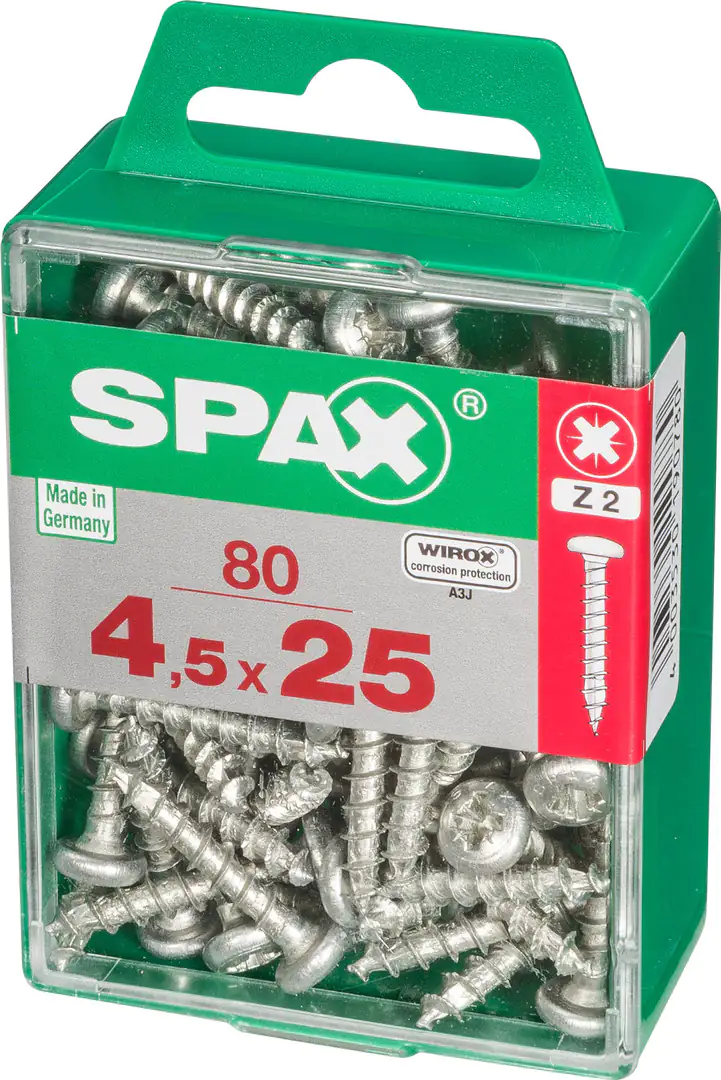 Spax Universalschrauben 4.5 x 25 mm TX 20 - 80 Stk.