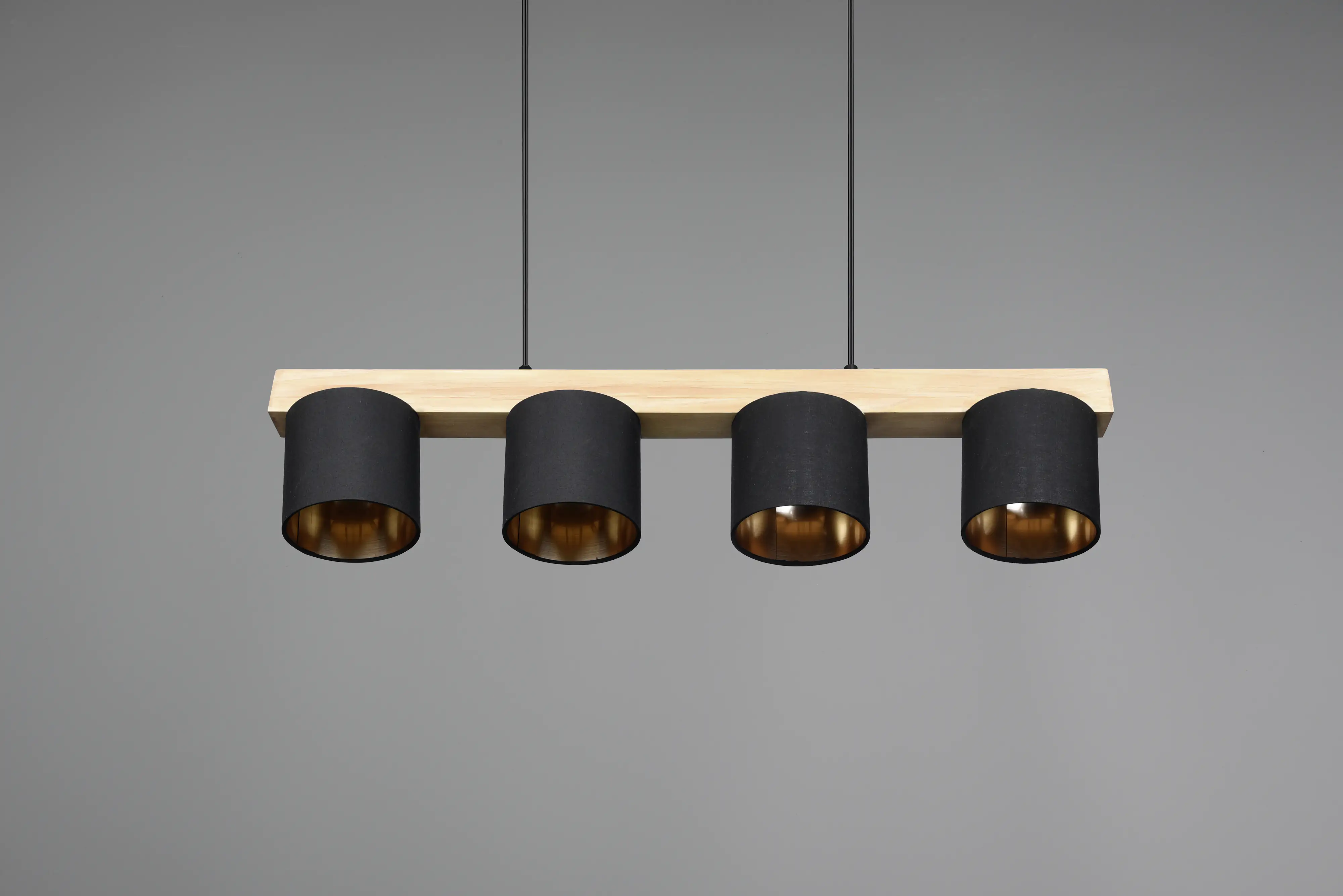 Reality Leuchten Pendelleuchte Cameron schwarz, gold