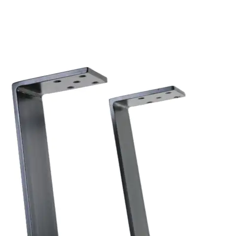 Primaster Tischgestell U-Form schwarz 71 x 70 cm