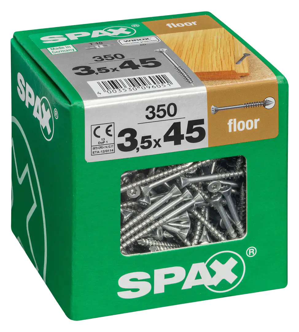 Spax Dielenschrauben 3.5 x 45 mm TX 10 - 350 Stk.