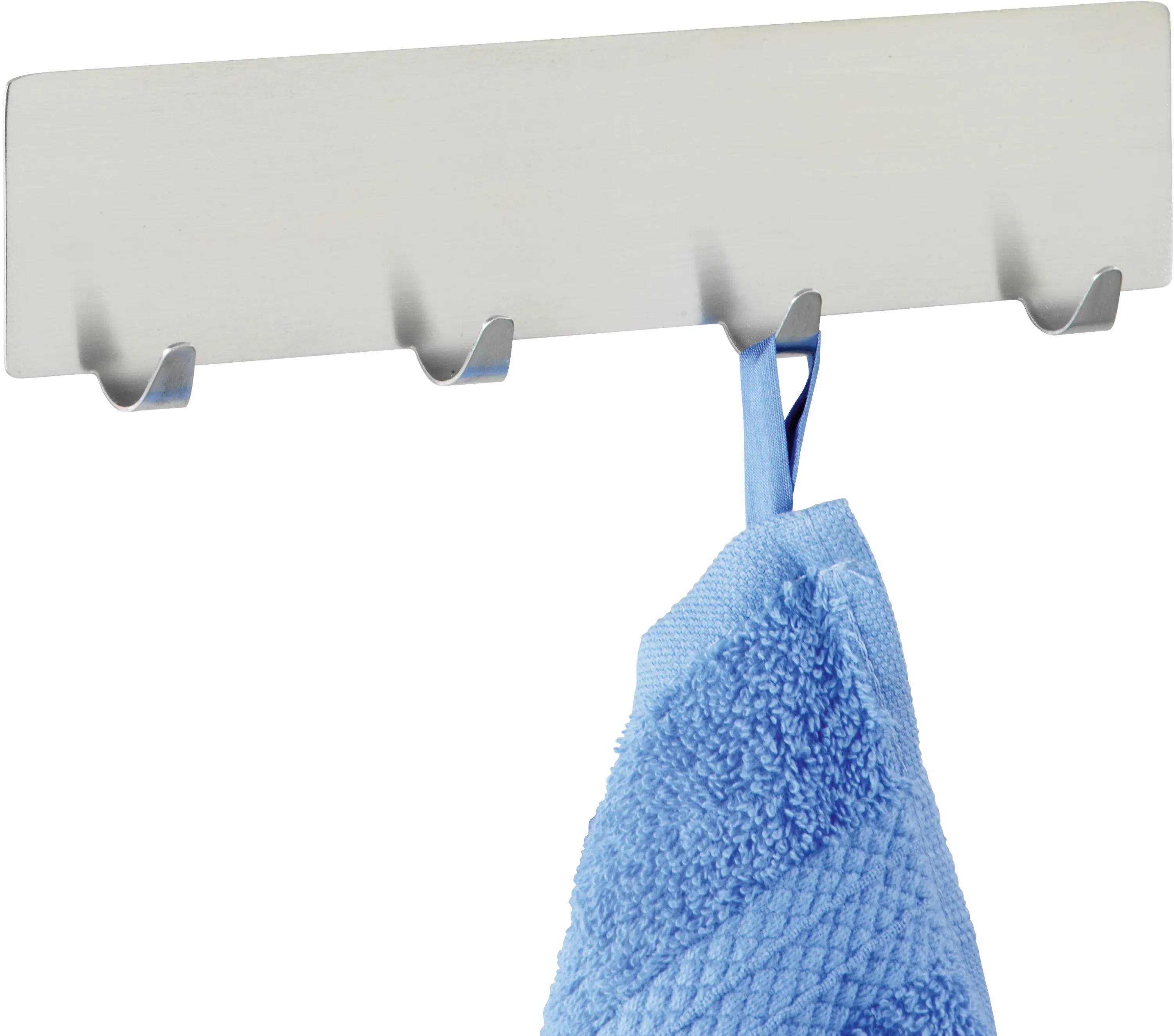 Wenko Hakenleiste Esperia Edelstahl matt, chrom, 4 Haken