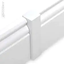 Amco Eckverbindungsklotz 74 x 22 x 22 mm, weiß