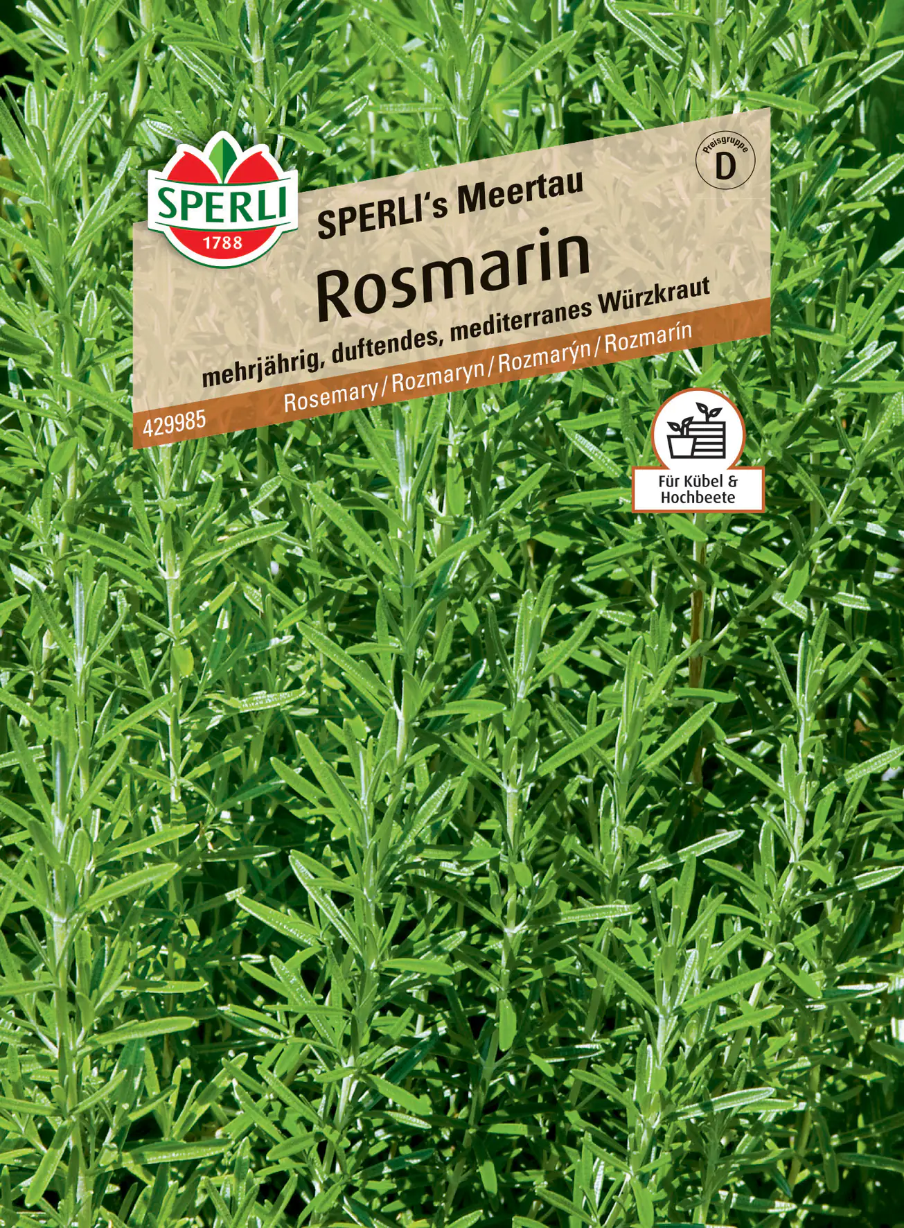 Sperli Rosmarin Sperli 's Meertau Sperli Rosmarin Sperli 's Meertau
