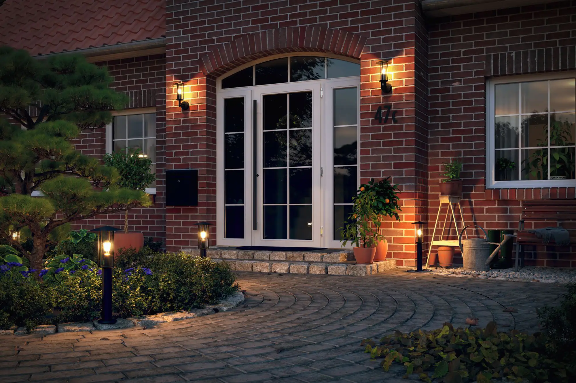 Paulmann Outdoor Pollerleuchte Classic E27 dunkelgrau