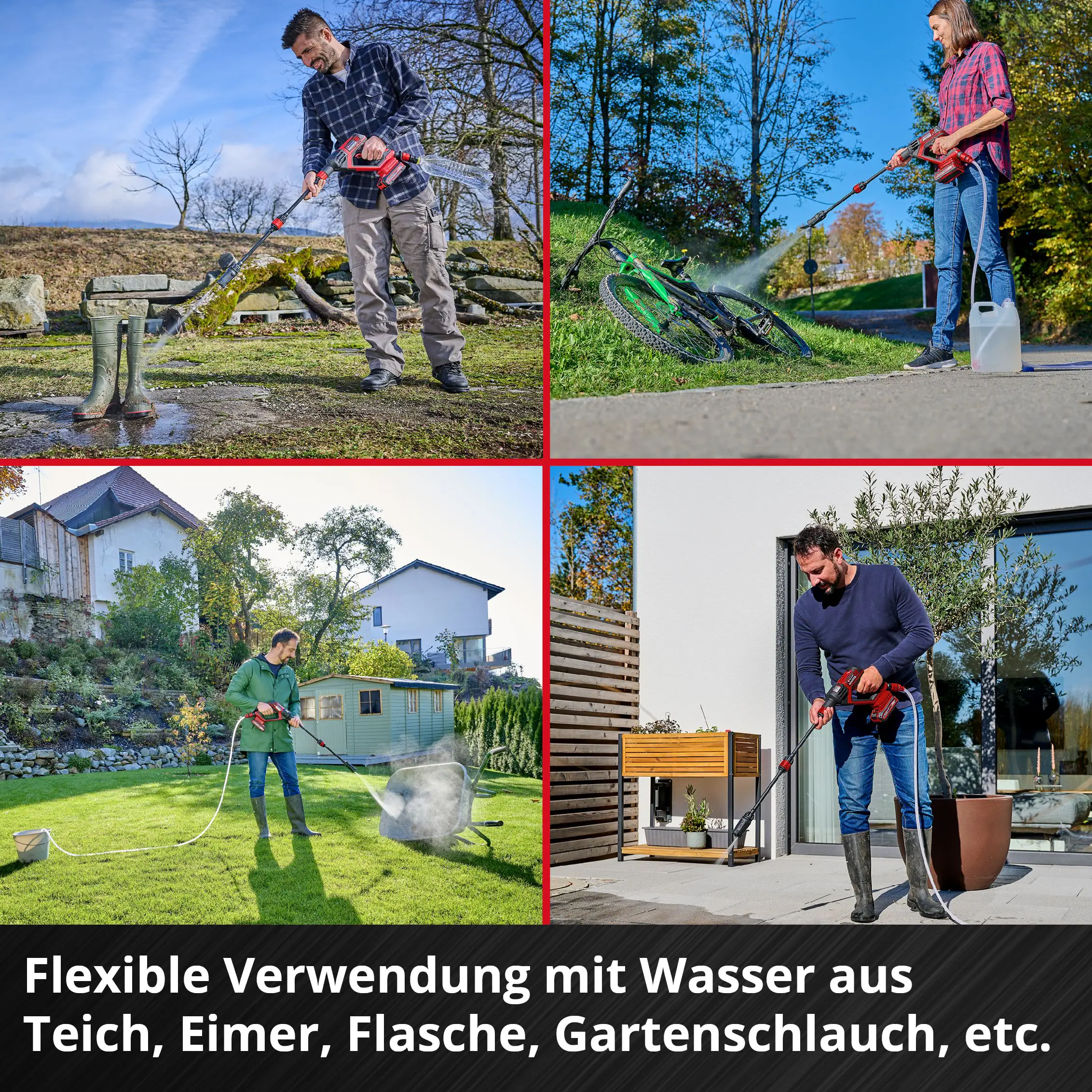Einhell Akku-Druckreinigerpistole HYPRESSO 18/24-1