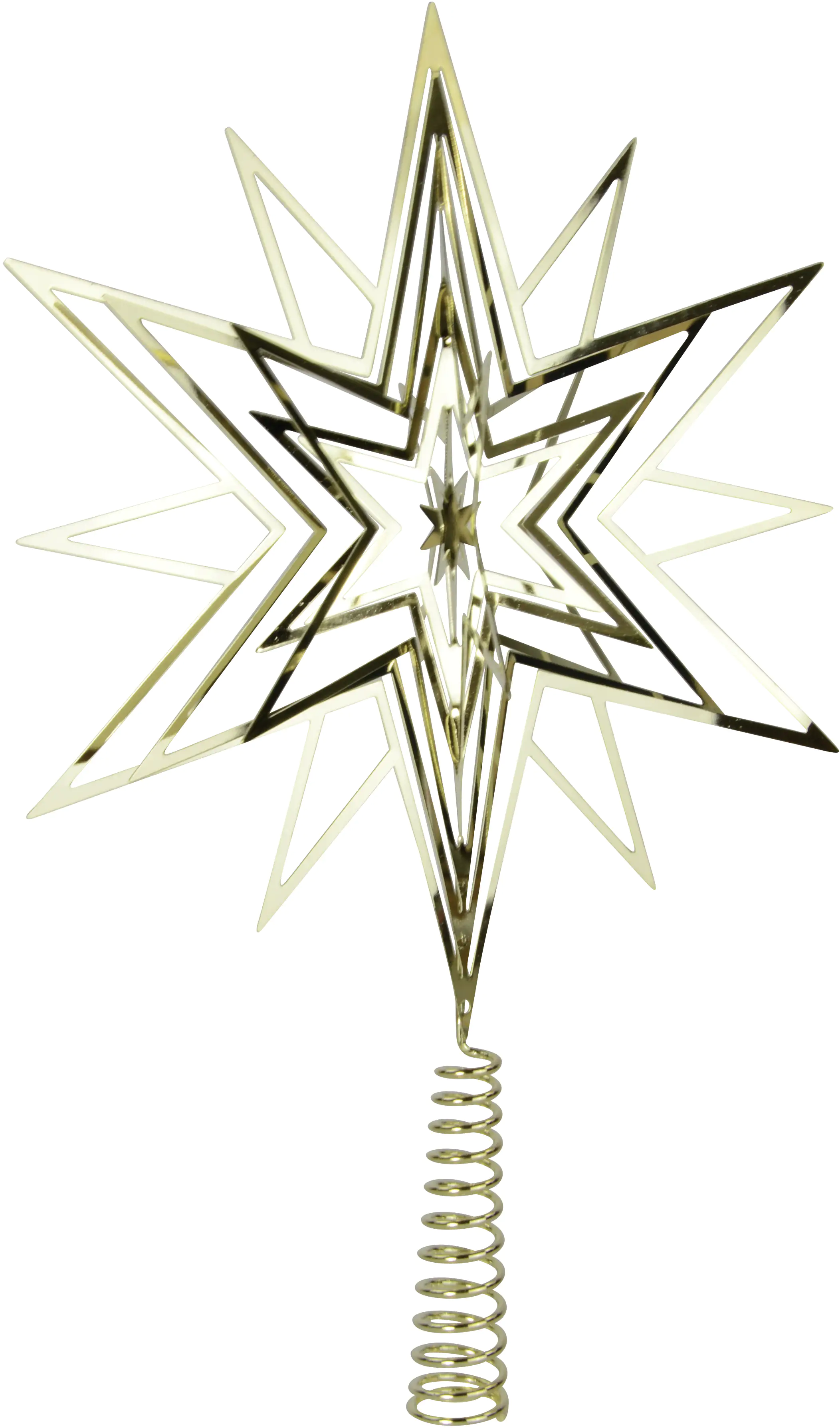 4004942178588_1575994 Riffelmacher Baumspitze Metall 33 cm gold