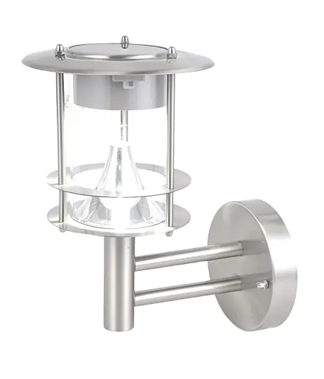 Dapo LED Solar Wandleuchte Dallas 80 cm kaltweiß