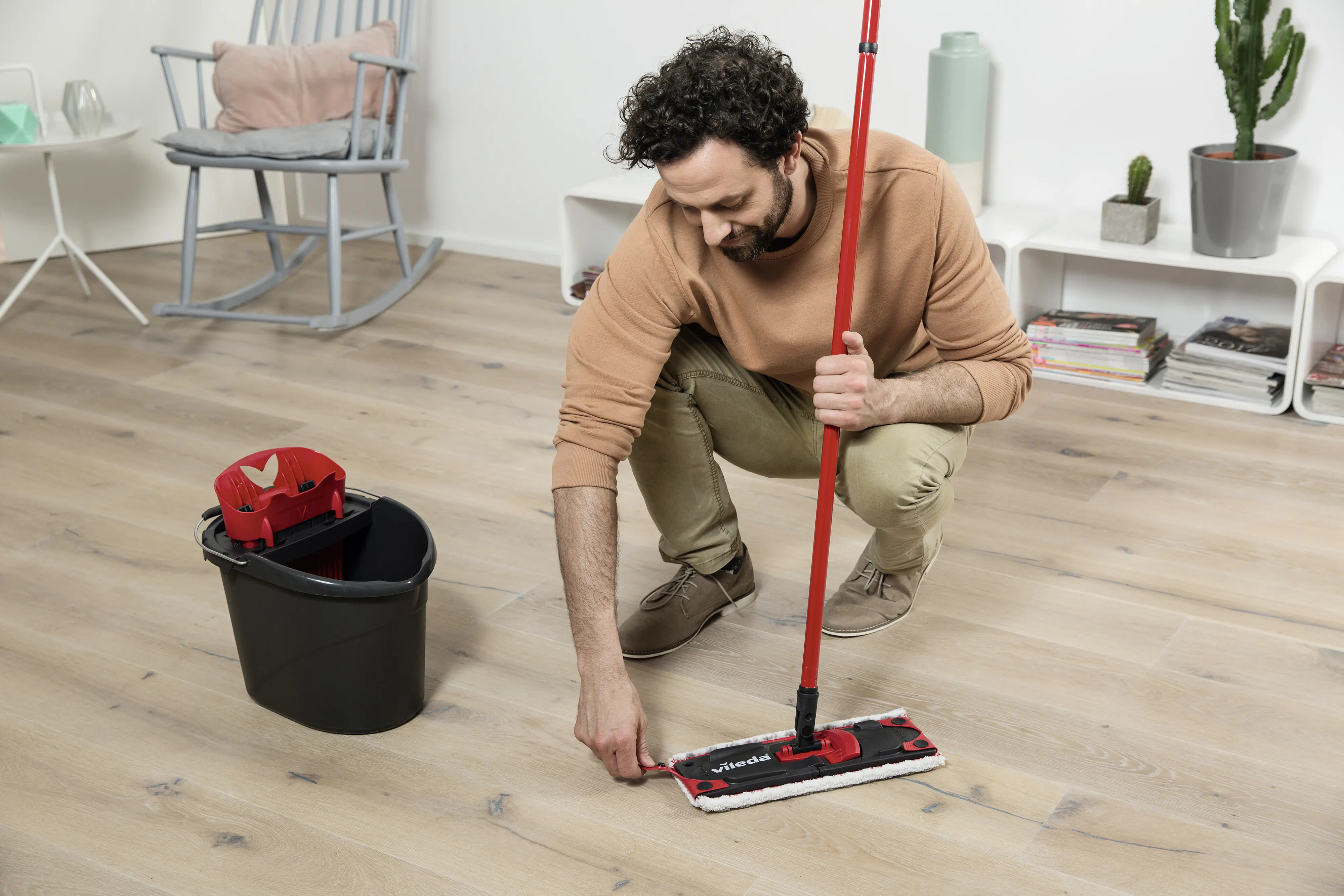 Vileda UltraMax 2 in 1 Komplett-Set inkl. Eimer, Wischer und Wischbezug