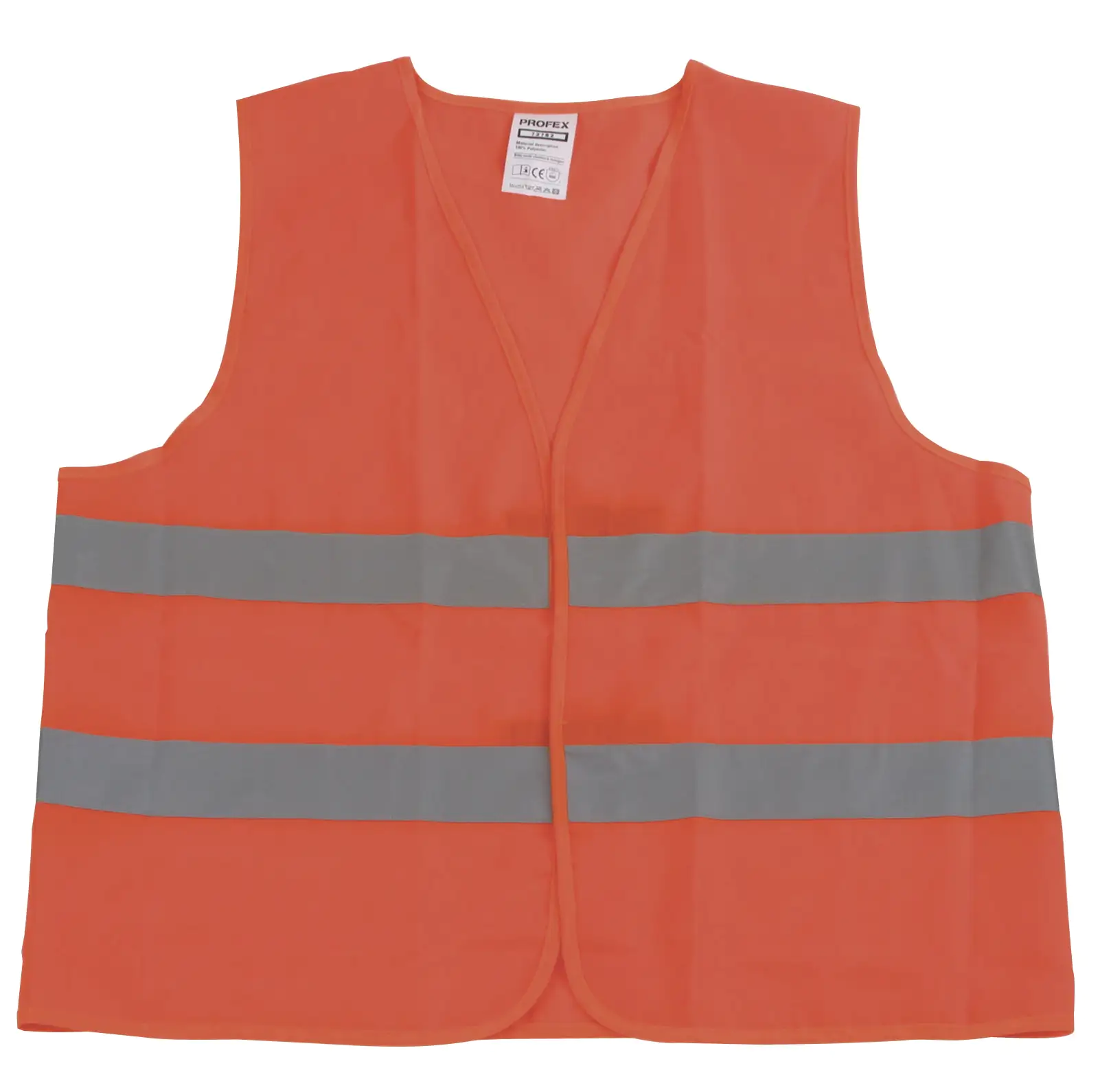 4008153737626_183767 Unitec Warnweste universal orange für Erwachsene DIN EN ISO 20471