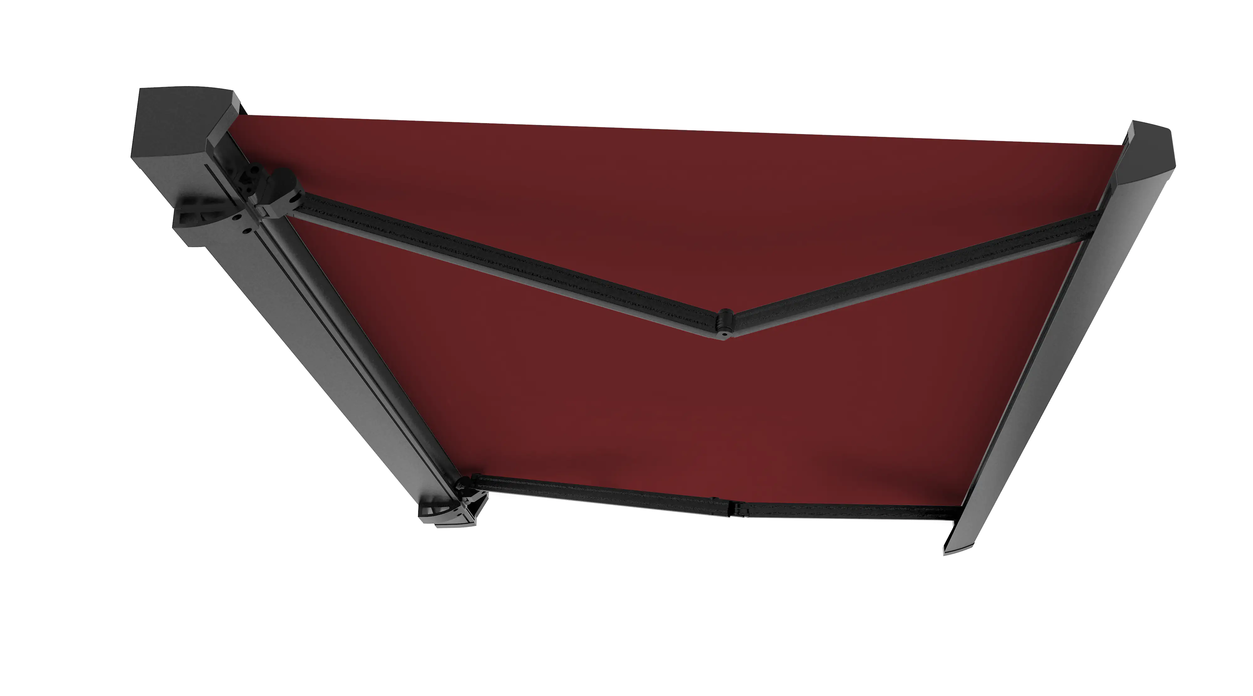 Primaster Kassetten-Markise 3,5 x 3 m elektrisch rot Primaster Kassetten-Markise 3,5 x 3 m elektrisch rot