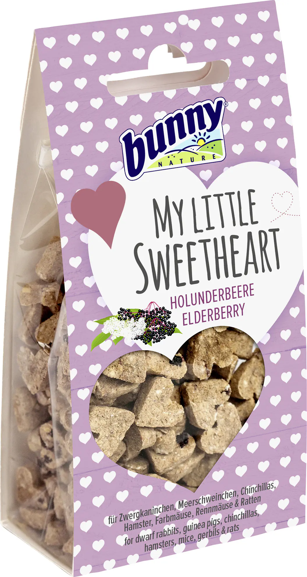 Bunny Nature My little Sweetheart Holunderbeere Nagersnack 30 g Bunny Nature My little Sweetheart Holunderbeere Nagersnack 30 g