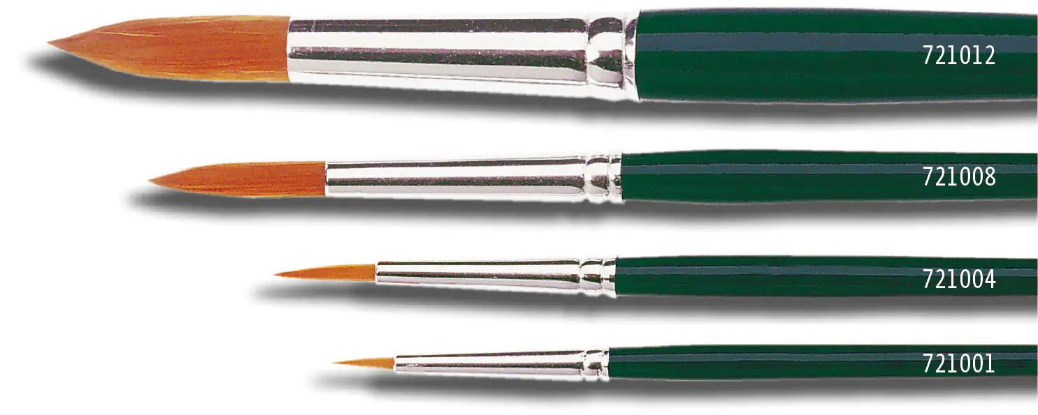 4000798010201 Kreul Pinsel Basic feines Nylon rund spitz Gr. 00