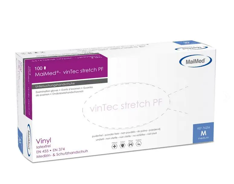MaiMed Einmalhandschuhe Vinyl Größe M