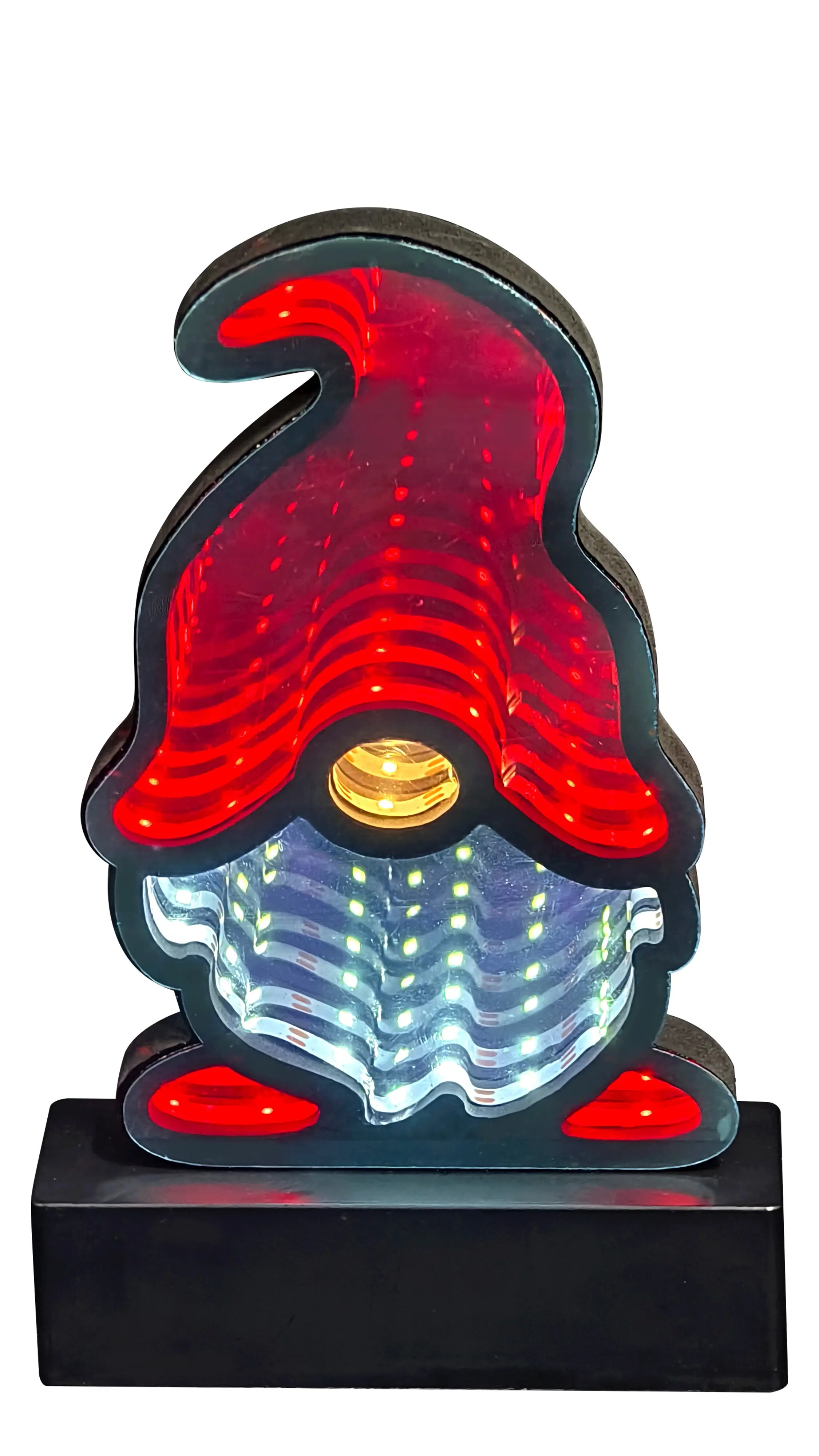 TrendLine LED Dekofigur Wichtel batteriebetrieben 20 cm warmweiß-kaltweiß