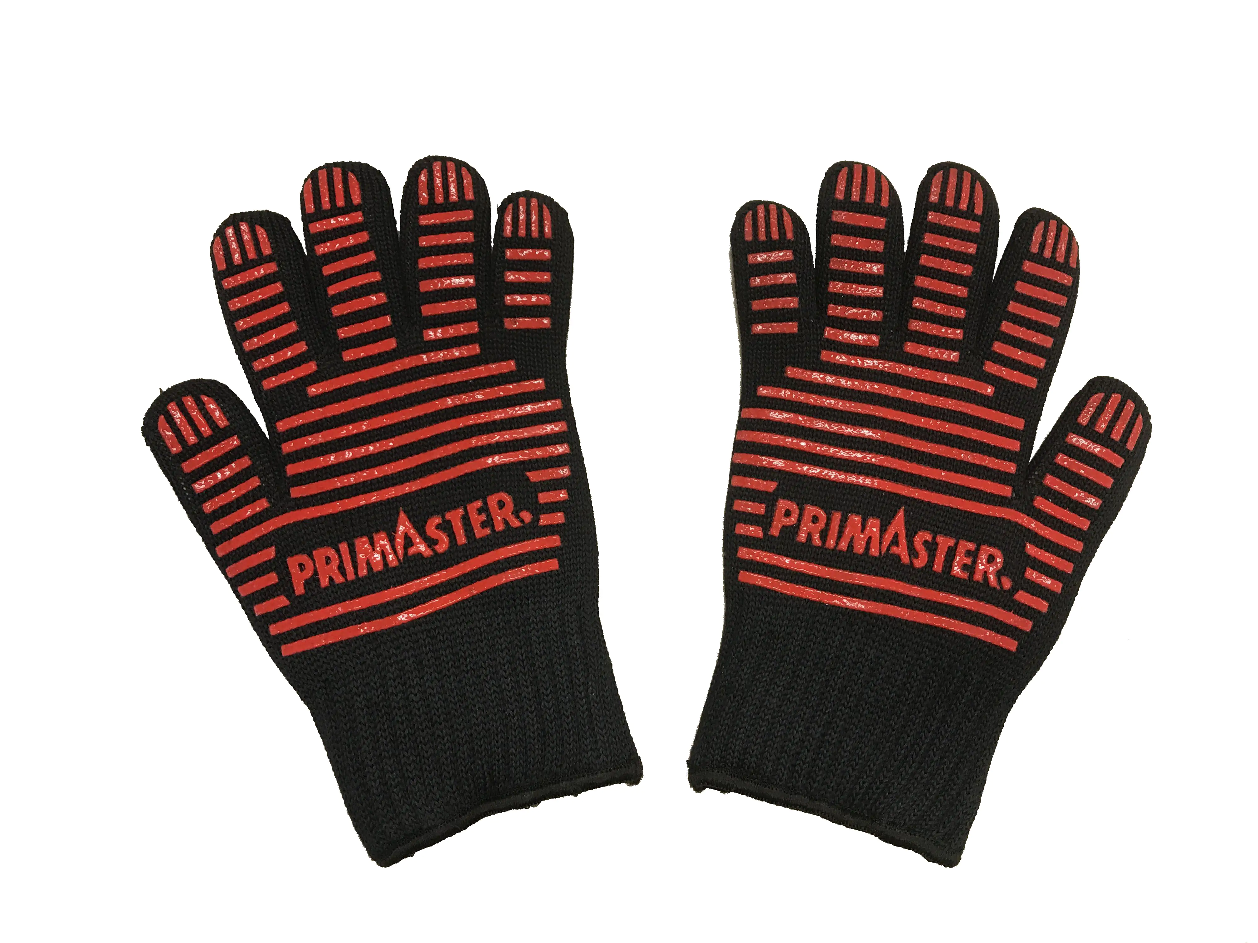 Primaster Grillhandschuhe schwarz rot Anti-Rutsch Größe 5 - 11  Primaster Grillhandschuhe schwarz rot Anti-Rutsch Größe 5 - 11