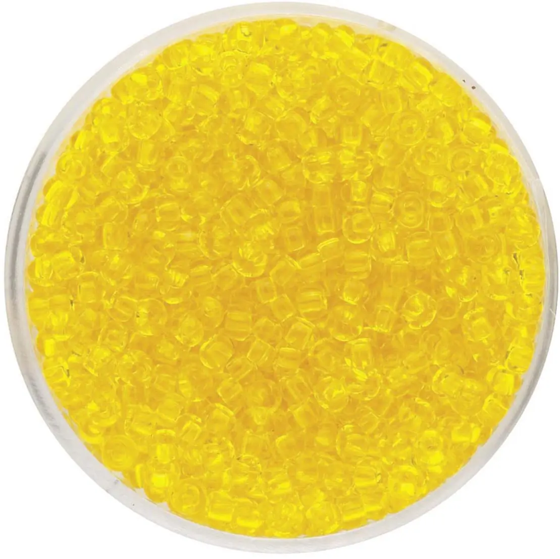 Glorex Rocailles Perlen 2,6 mm 17 g zitronengelb