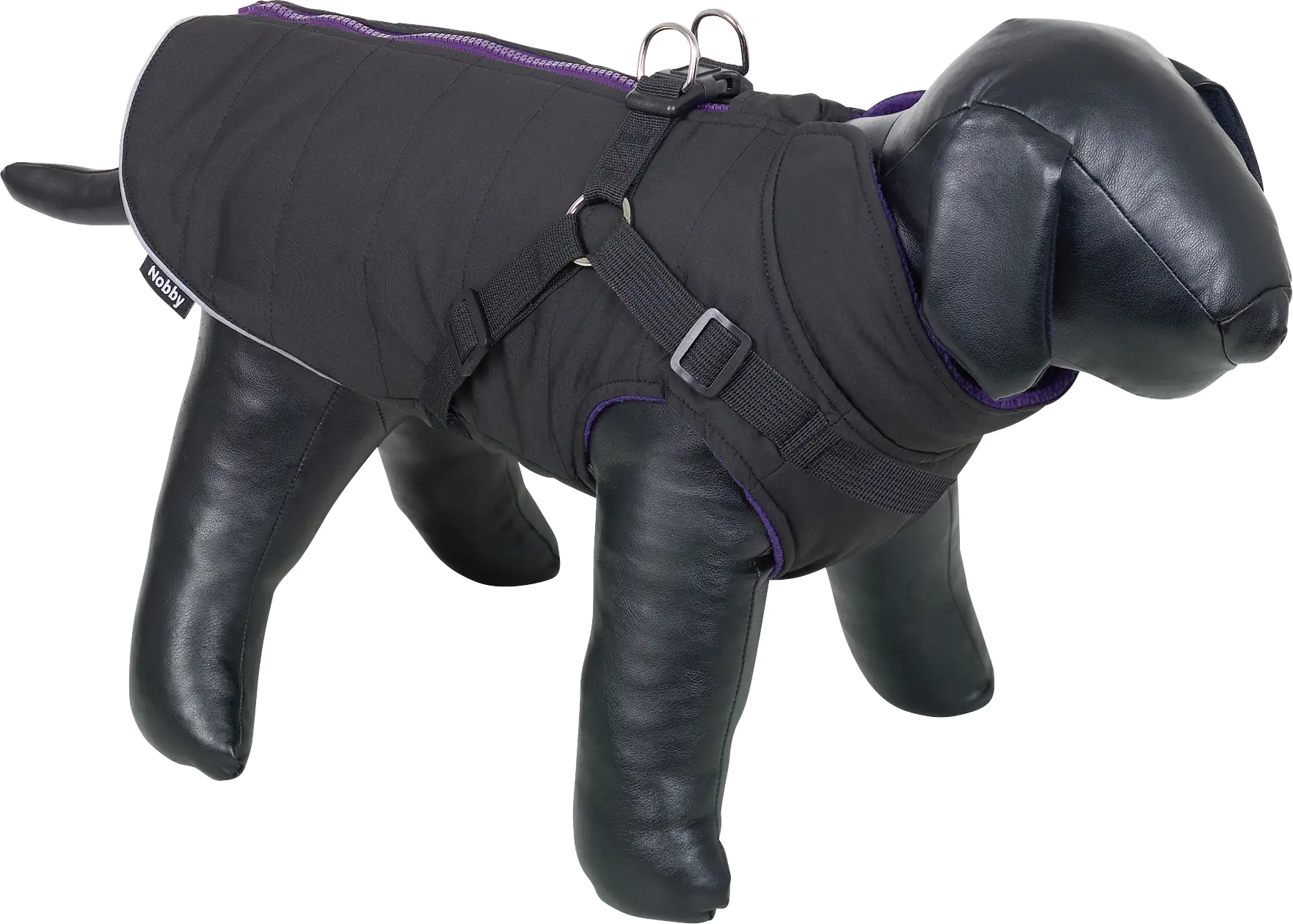 Nobby Hundemantel Sobak 2in1 schwarz-lila Nobby Hundemantel Sobak 2in1 schwarz-lila
