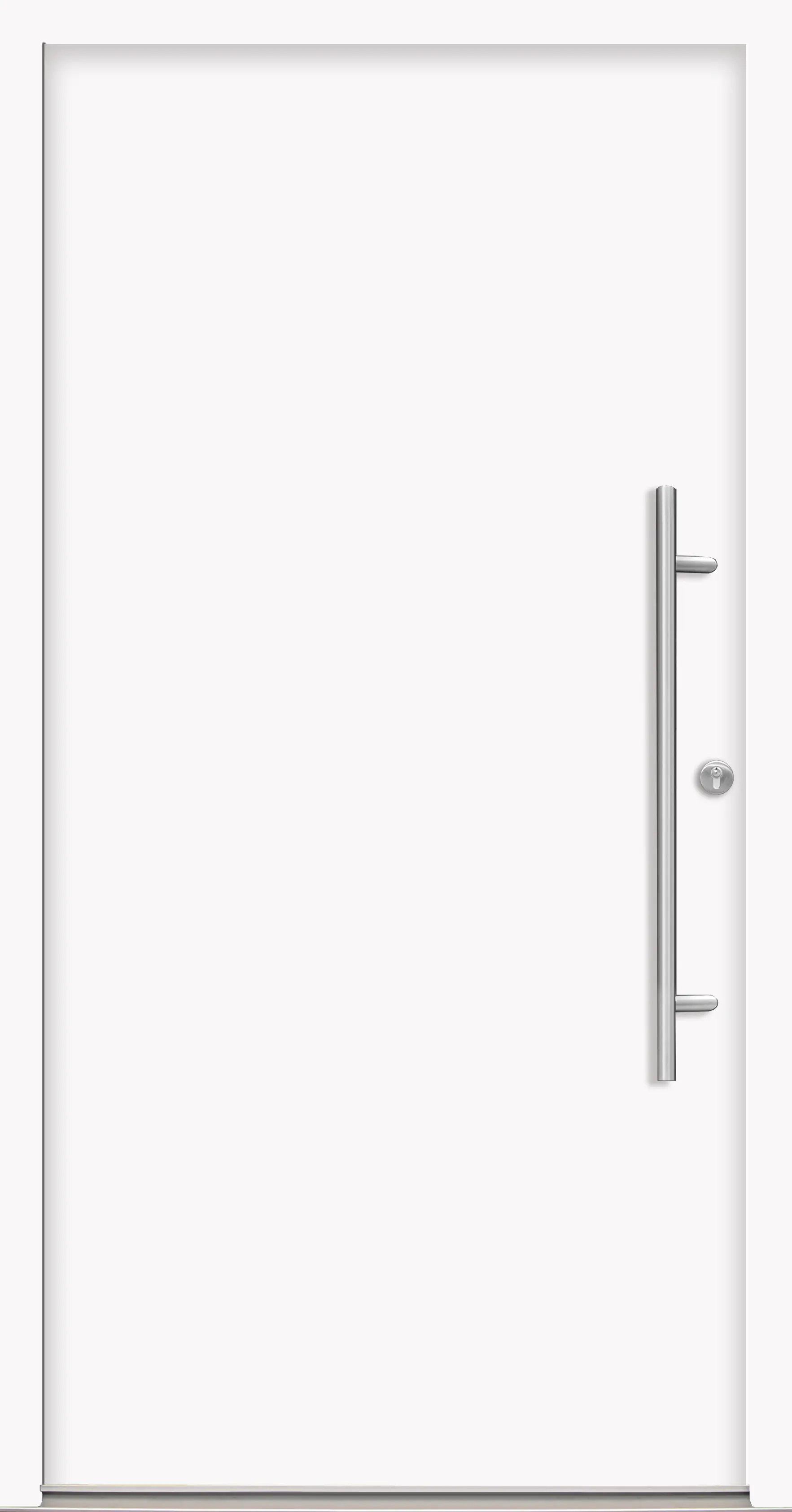 Splendoor Haustür Passivedoor Premium B05 Weiß DIN Rechts 110 x 210 cm