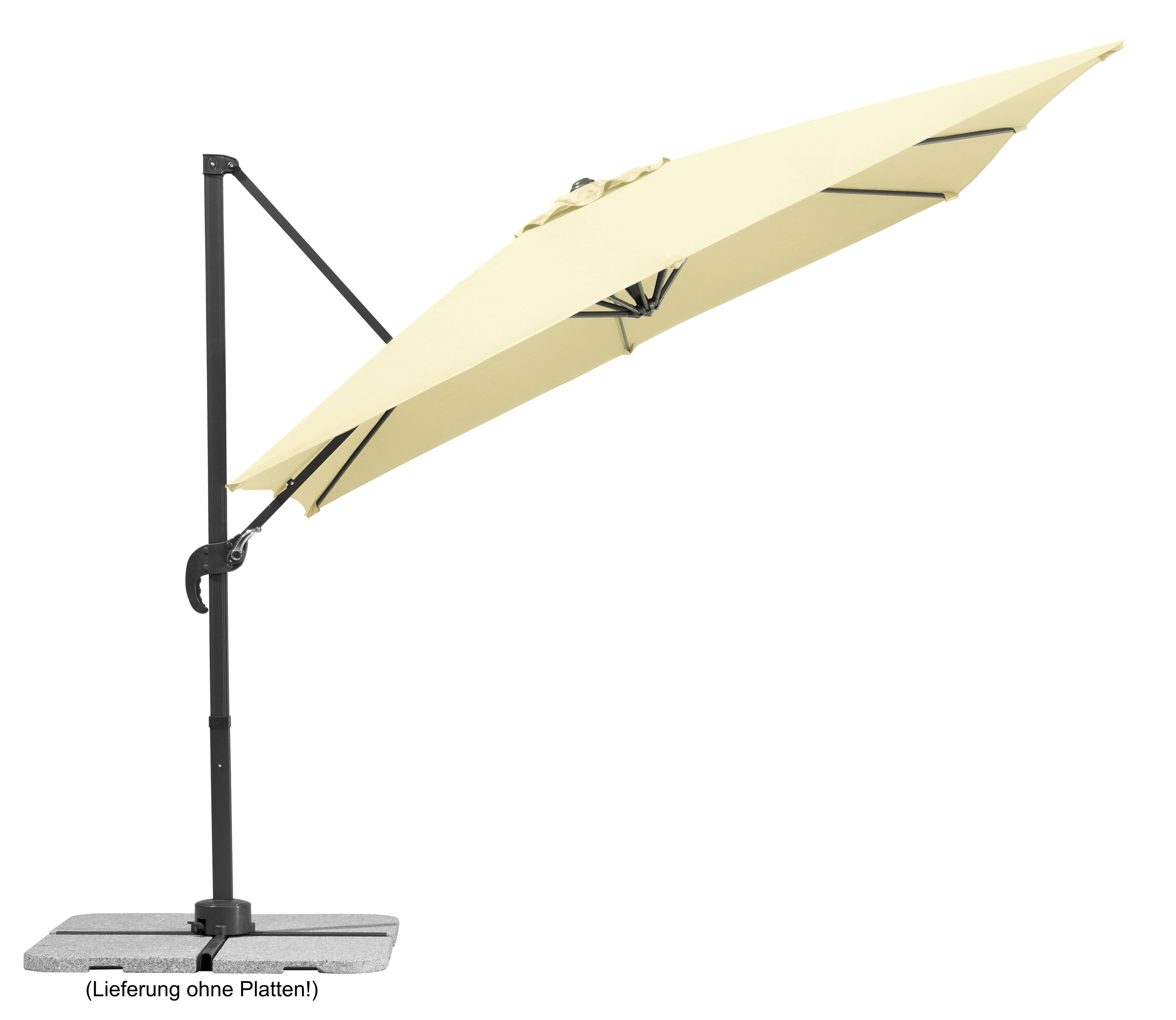 Schneider Ampelschirm Rhodos Junior natur, 270 x 270 cm kaufen Globus