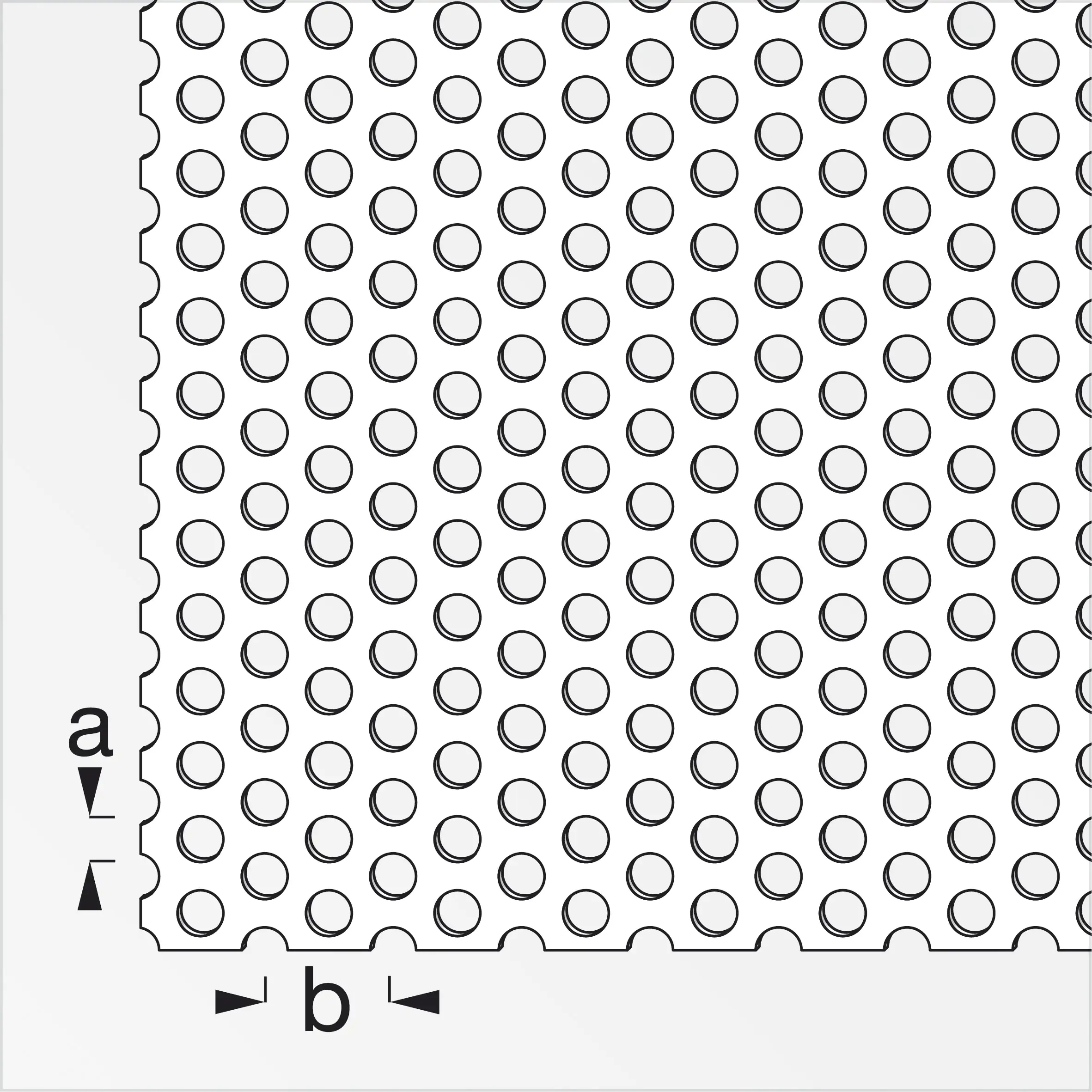 alfer Rundlochblech Aluminium eloxiert 