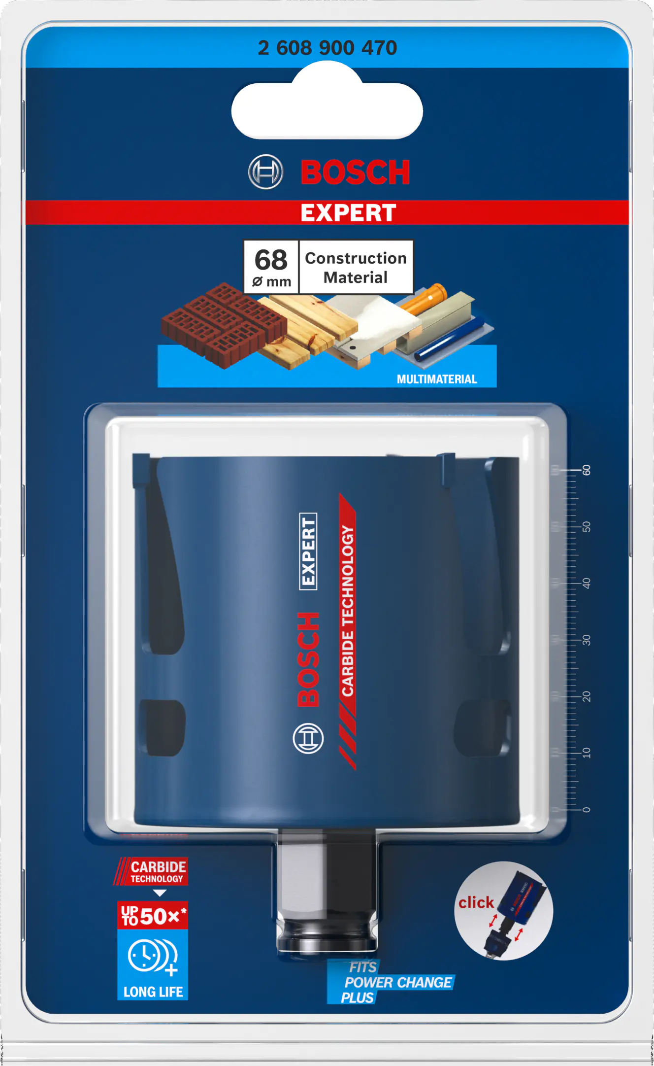 Bosch Expert Construction Material Lochsäge 68 x 60 mm