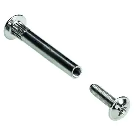 Hettich Verbindungsschraube vernickelt M4 36 - 46 mm - 10 Stück