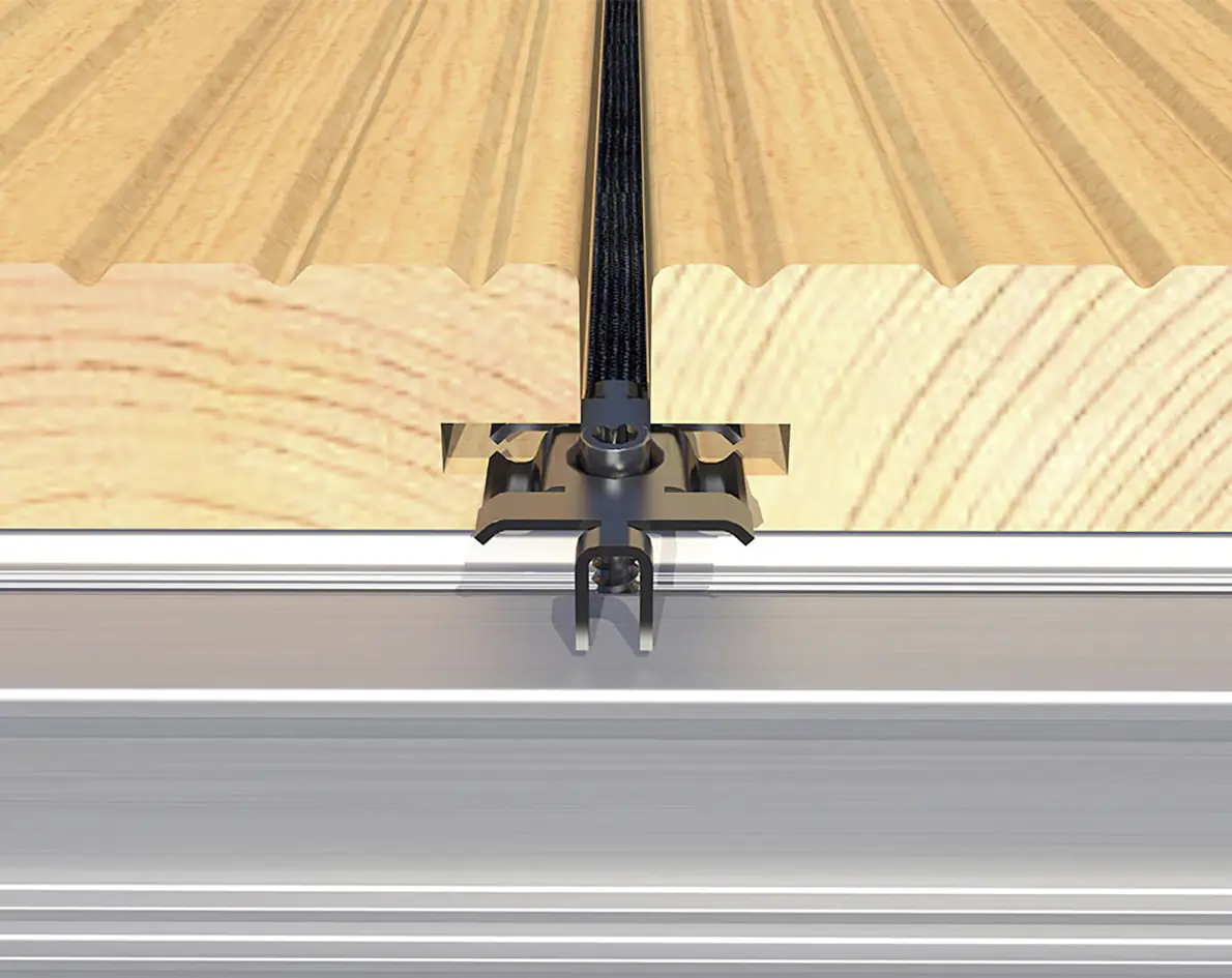 HSI Terra Befestigungsclip für Terrasse inkl. Schrauben Edelstahl schwarz - 25 Stück